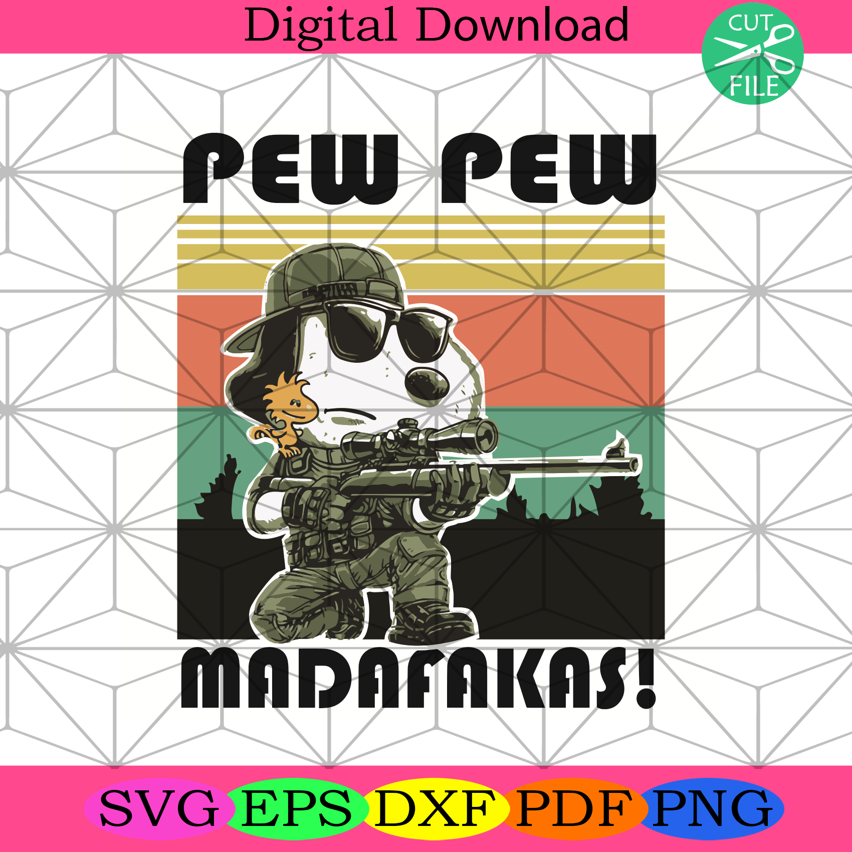 Snoopy Pew Pew Madafakas Svg Trending Svg, Snoopy Svg