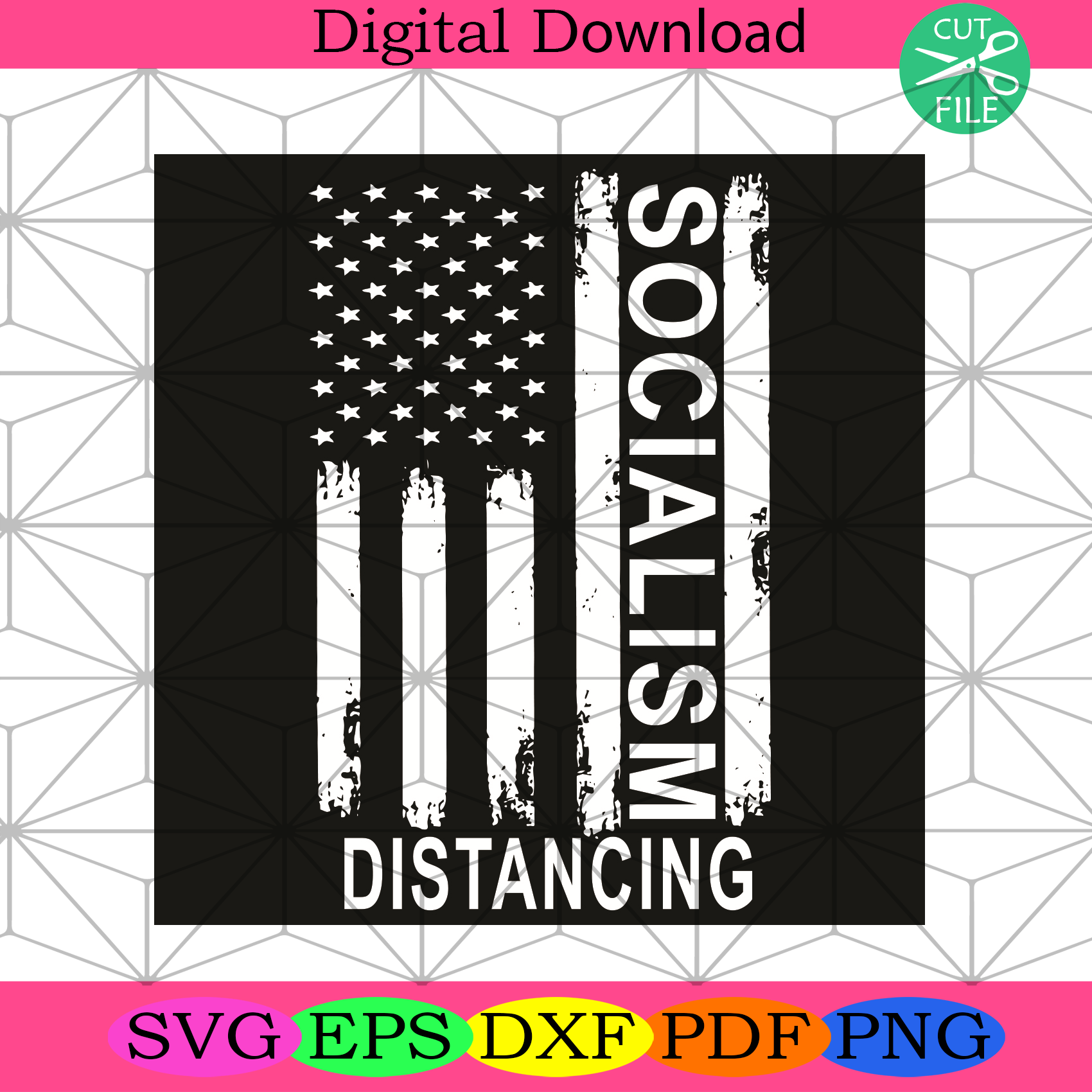 Social Distancing Svg Trending Svg, Social Distancing Svg