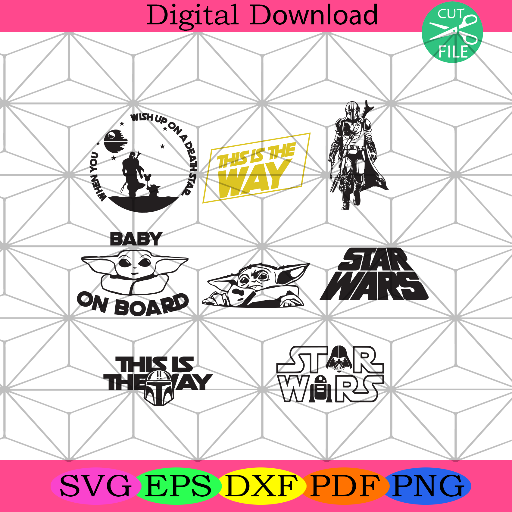 Star Wars Bundle Svg Star Wars Svg Star Wars Bundle Star Wars Logo Silkysvg