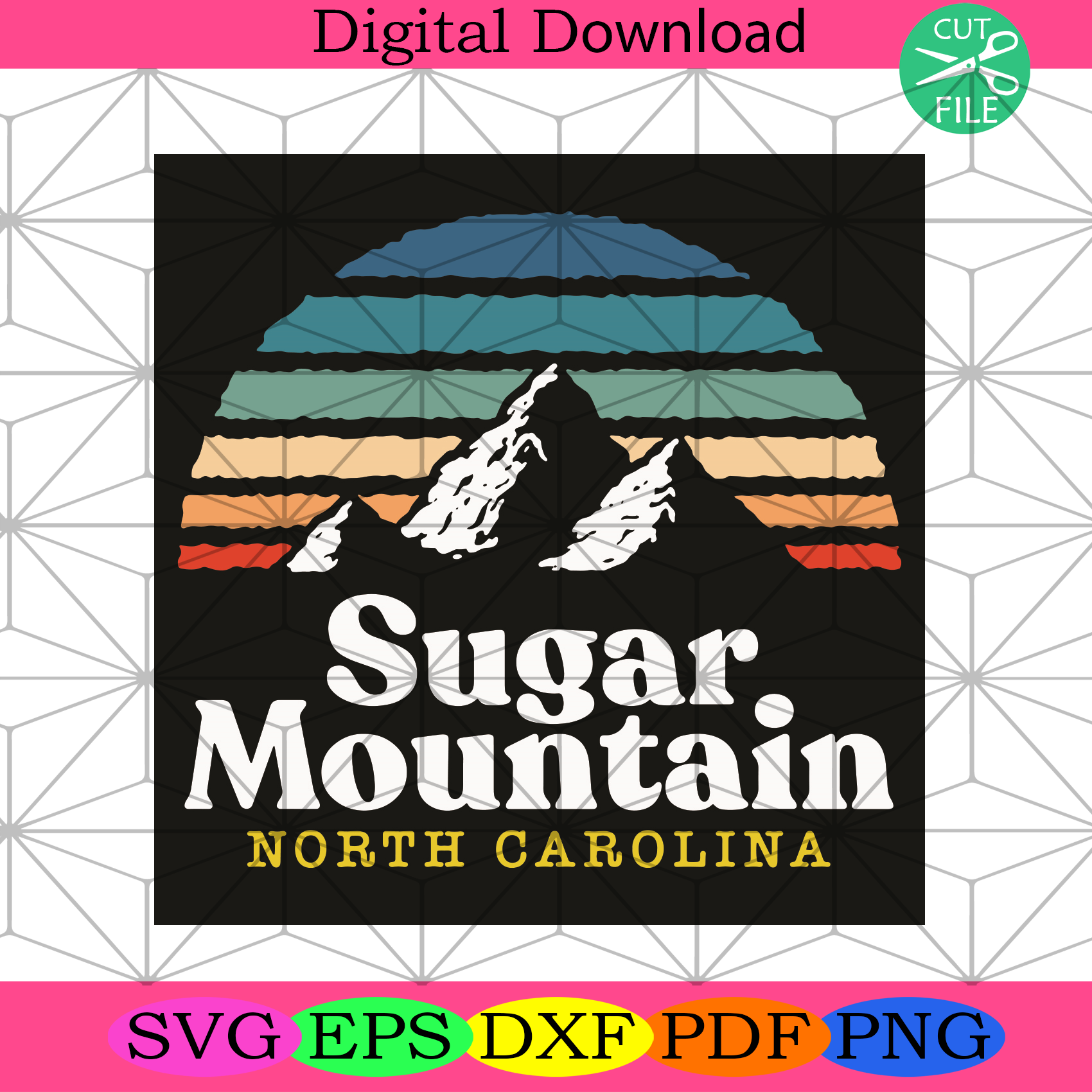 Sugar Mountain North Carolina Svg Trending Svg, Sugar Mountain Svg