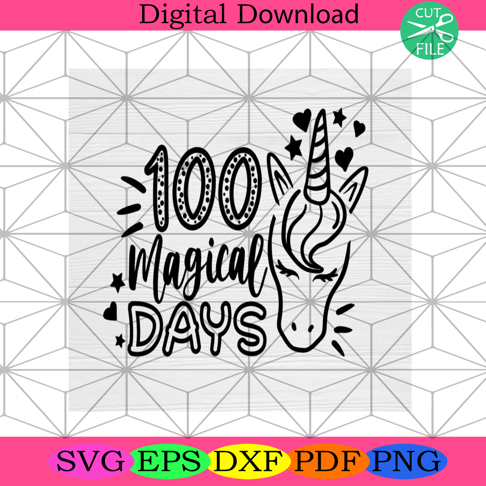 Download 100 Magical Days Svg Trending Svg 100 Days Of School Svg School Days Svg 100 Day