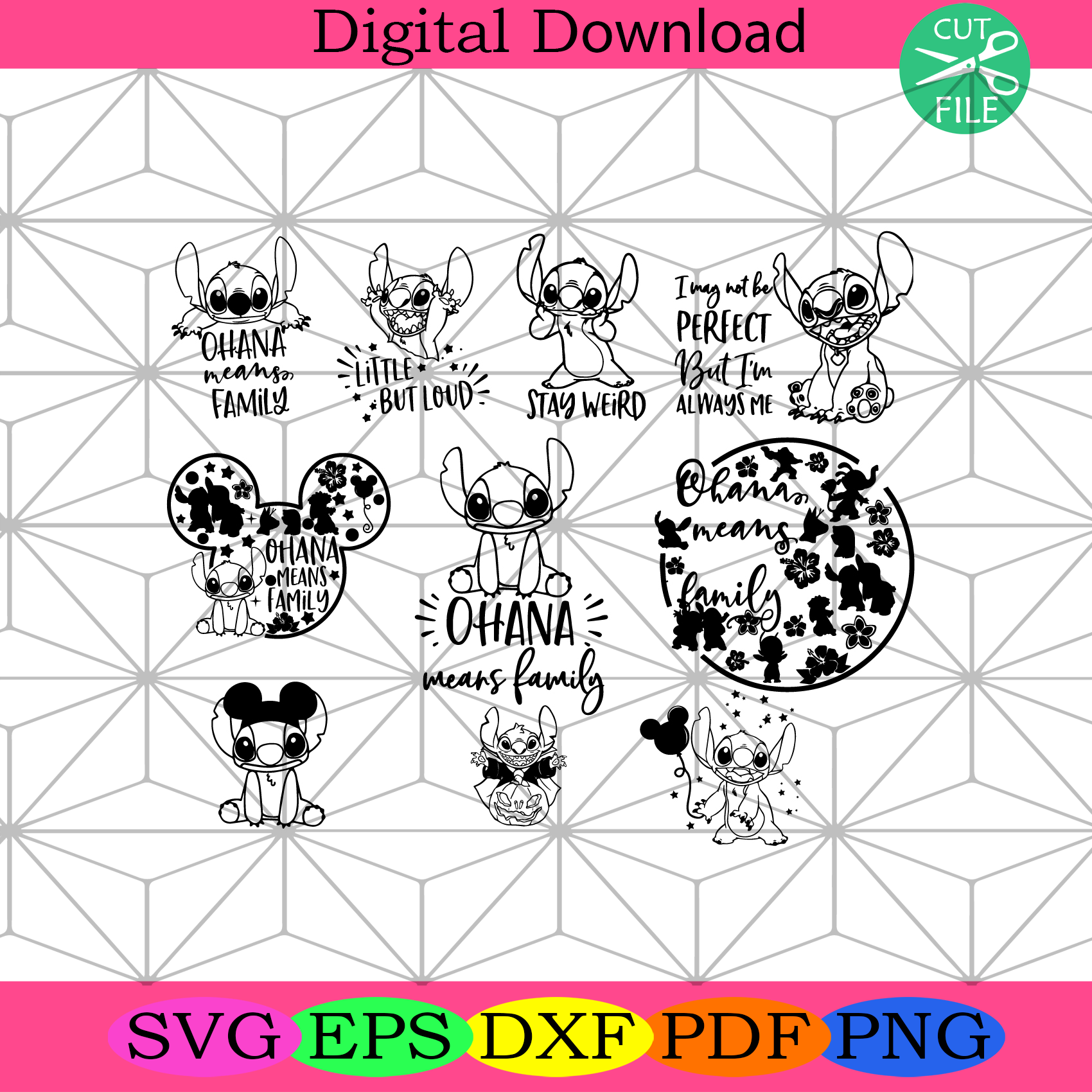 Lilo And Stitch Svg Bundle Trending Svg, Lilo And Stitch, Stitch Svg