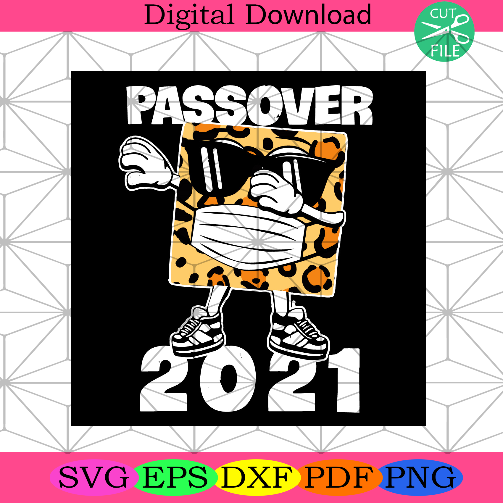 Funny Passover 2021 Matzo Dabbing Svg Trending Svg, Dabbing Svg