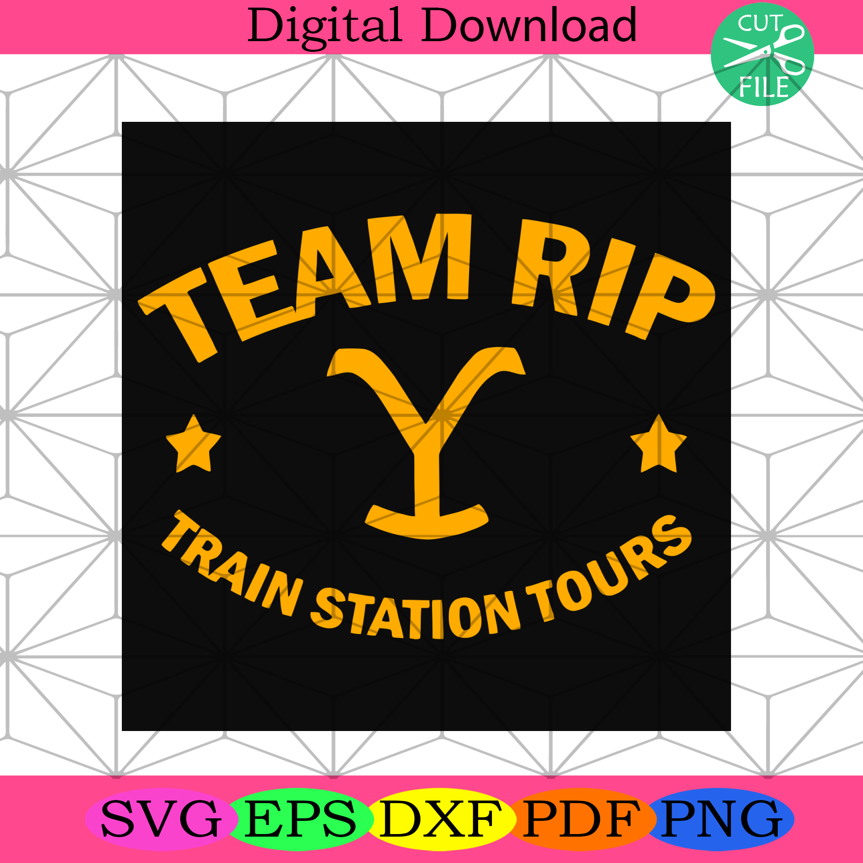 Team Rip Train Station Tours Svg Trending Svg, Train Station Svg