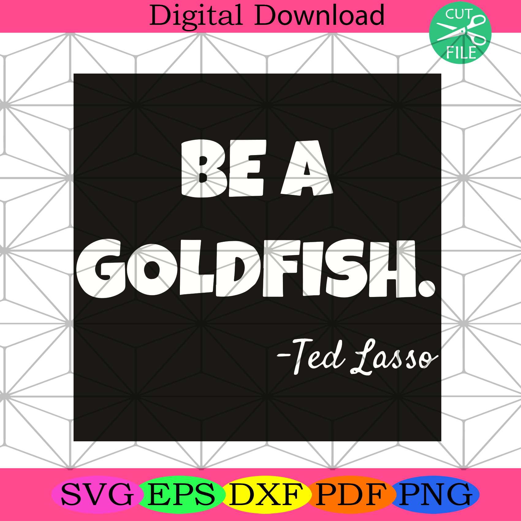 Be A Goldfish Svg Trending Svg, Goldfish Svg, Goldfish Gifts Svg