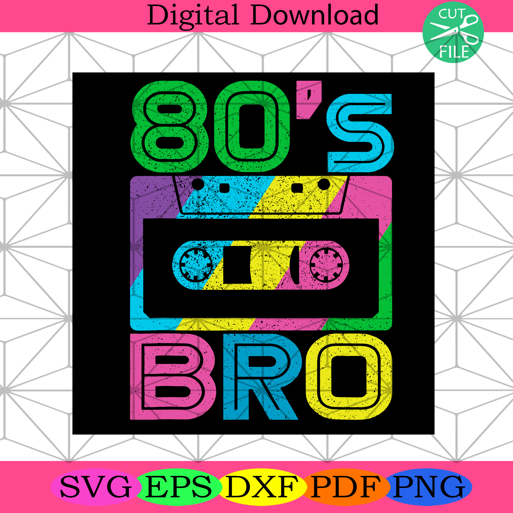 Retro 80s Bro Svg Trending Svg, 80s Svg, Eighties Svg, 80s Music Svg