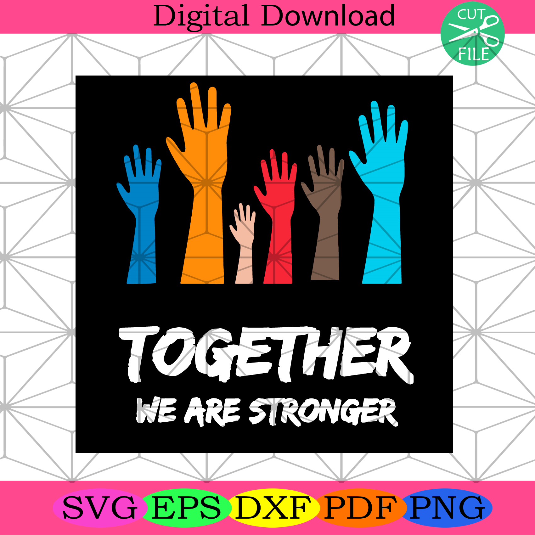 Together We Are Stronger Svg Trending Svg, Kamala Harris Svg