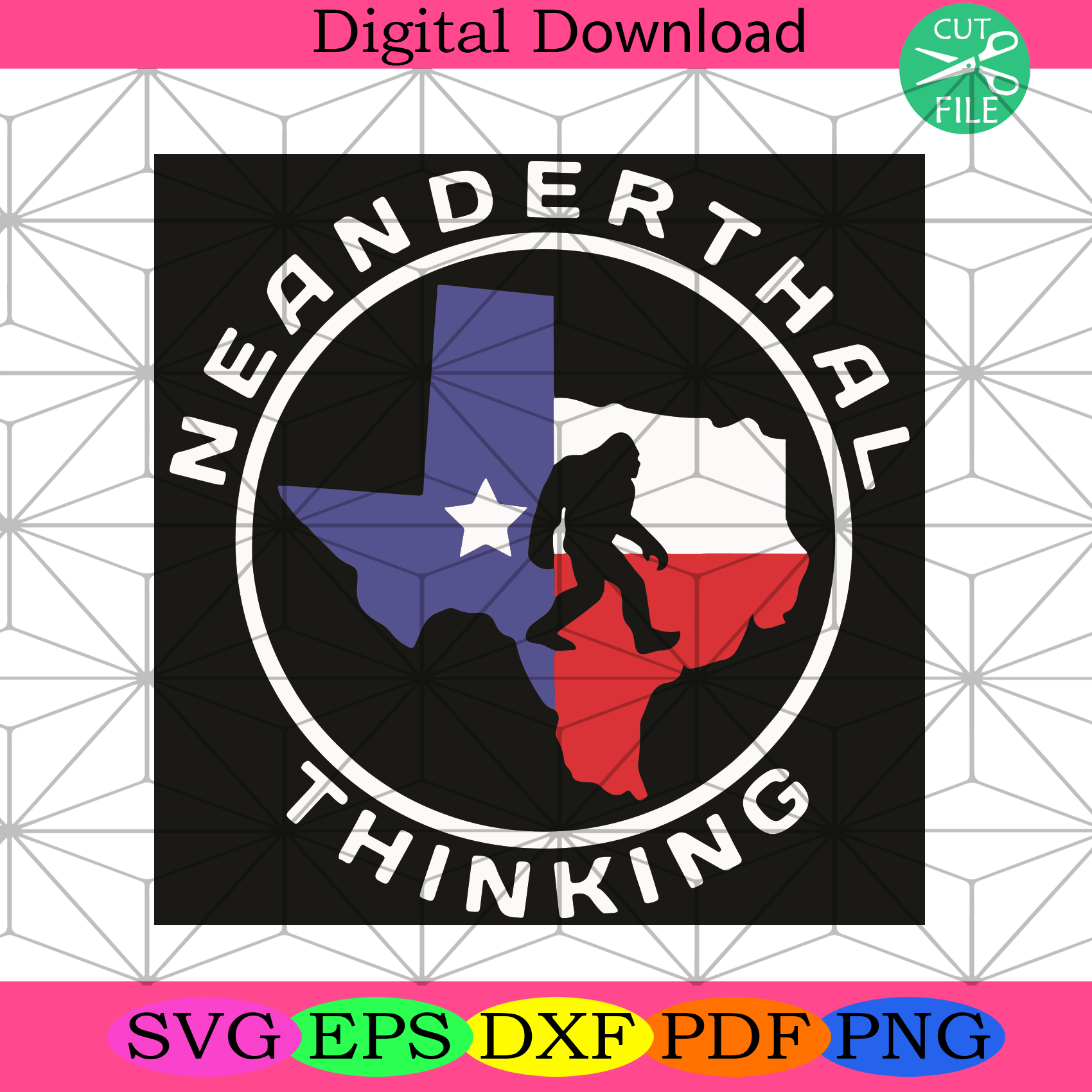 Texas Neanderthal Thinking Svg Trending Svg, Texas Svg