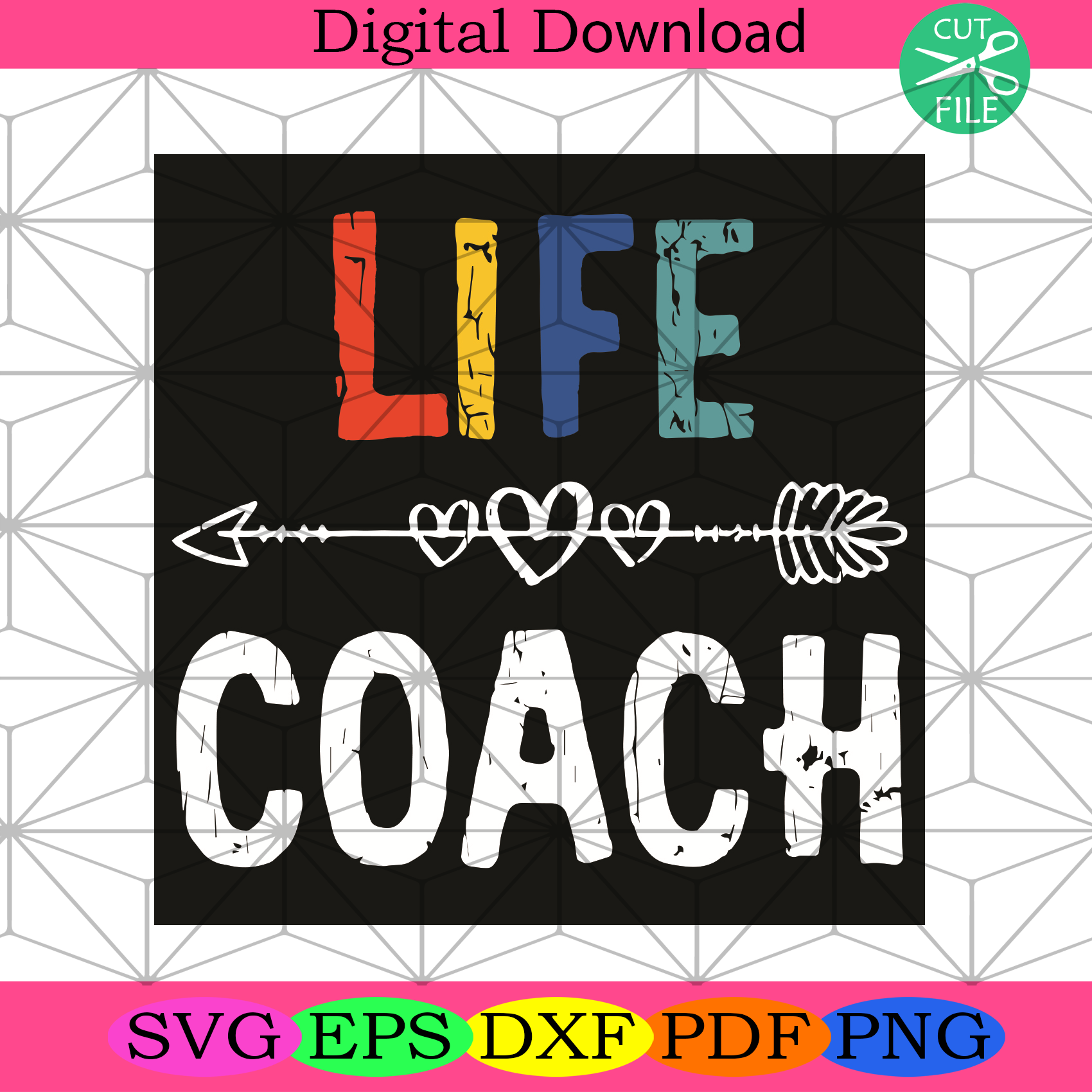 Life Coach Svg Trending Svg, Life Svg, Coach Svg, Life Style Svg