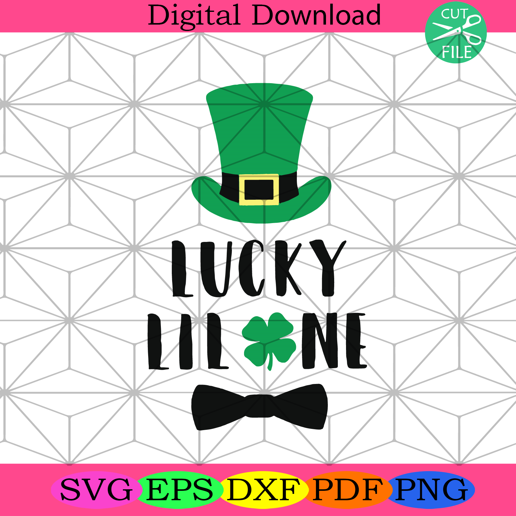 Lucky Lil One Svg Patrick Svg, Lucky Boy Svg, Patrick Toddler Svg