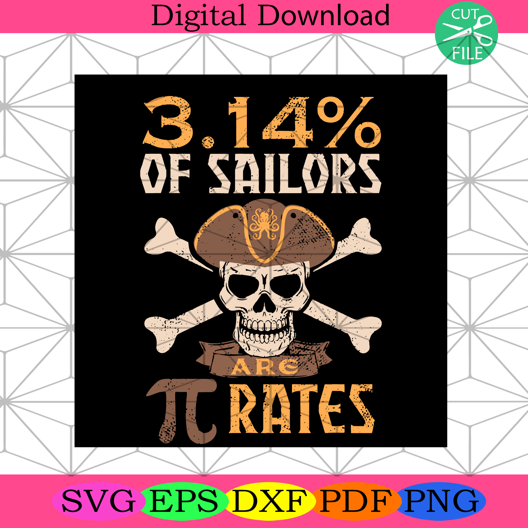 3.14 Of Sailors Are Pirates Svg Trending Svg, Pirate Svg - SilkySVG