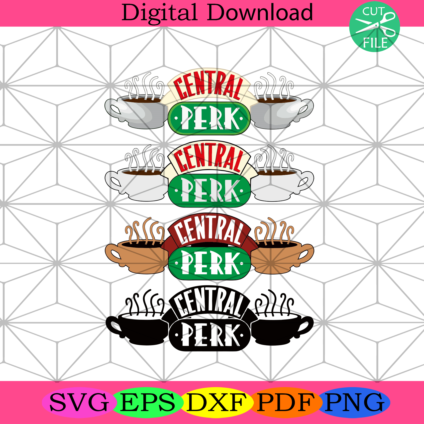 Central Perk Svg Trending Svg, Central Perk Coffee Shop