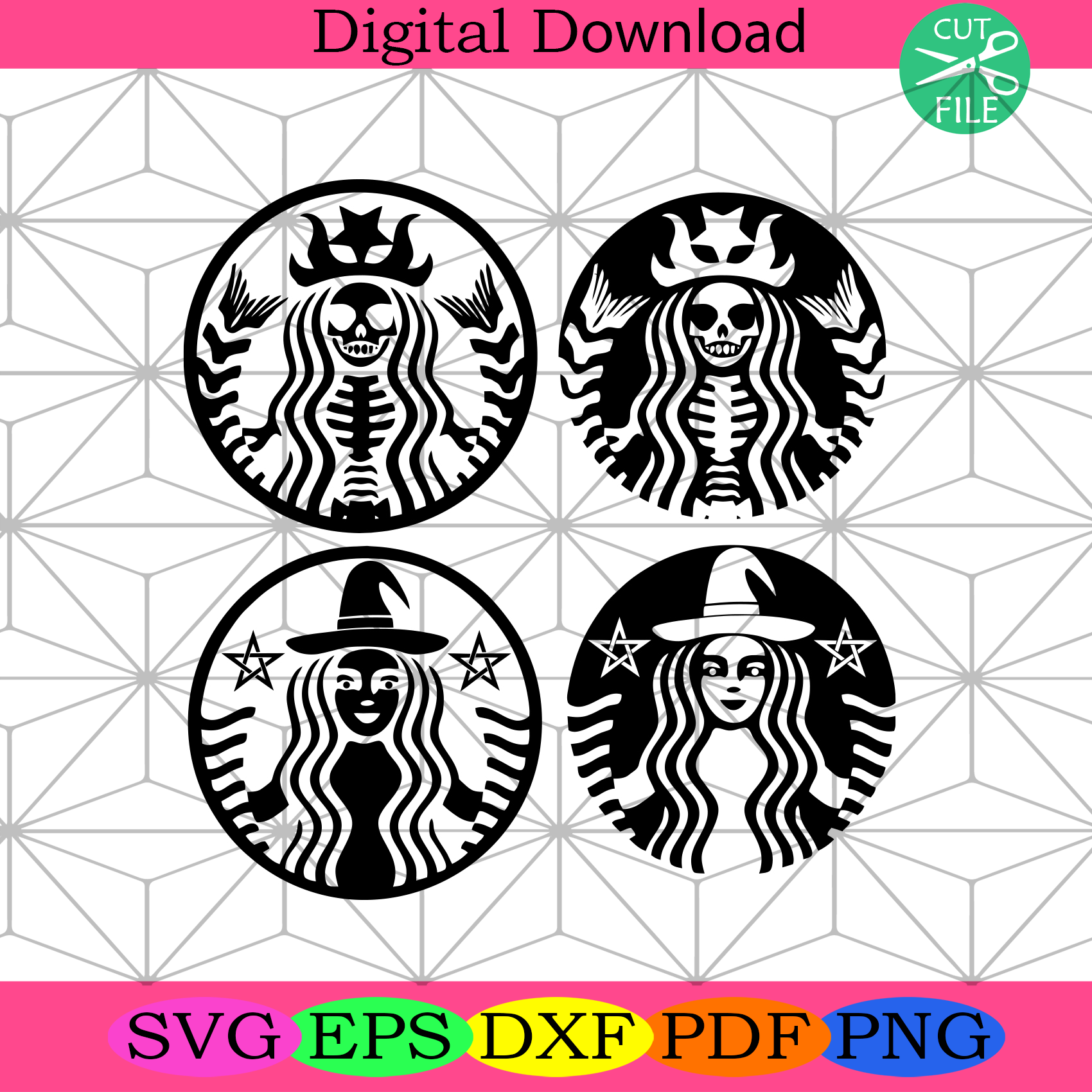 Starbucks Skeleton Svg Trending Svg, Starbucks Svg