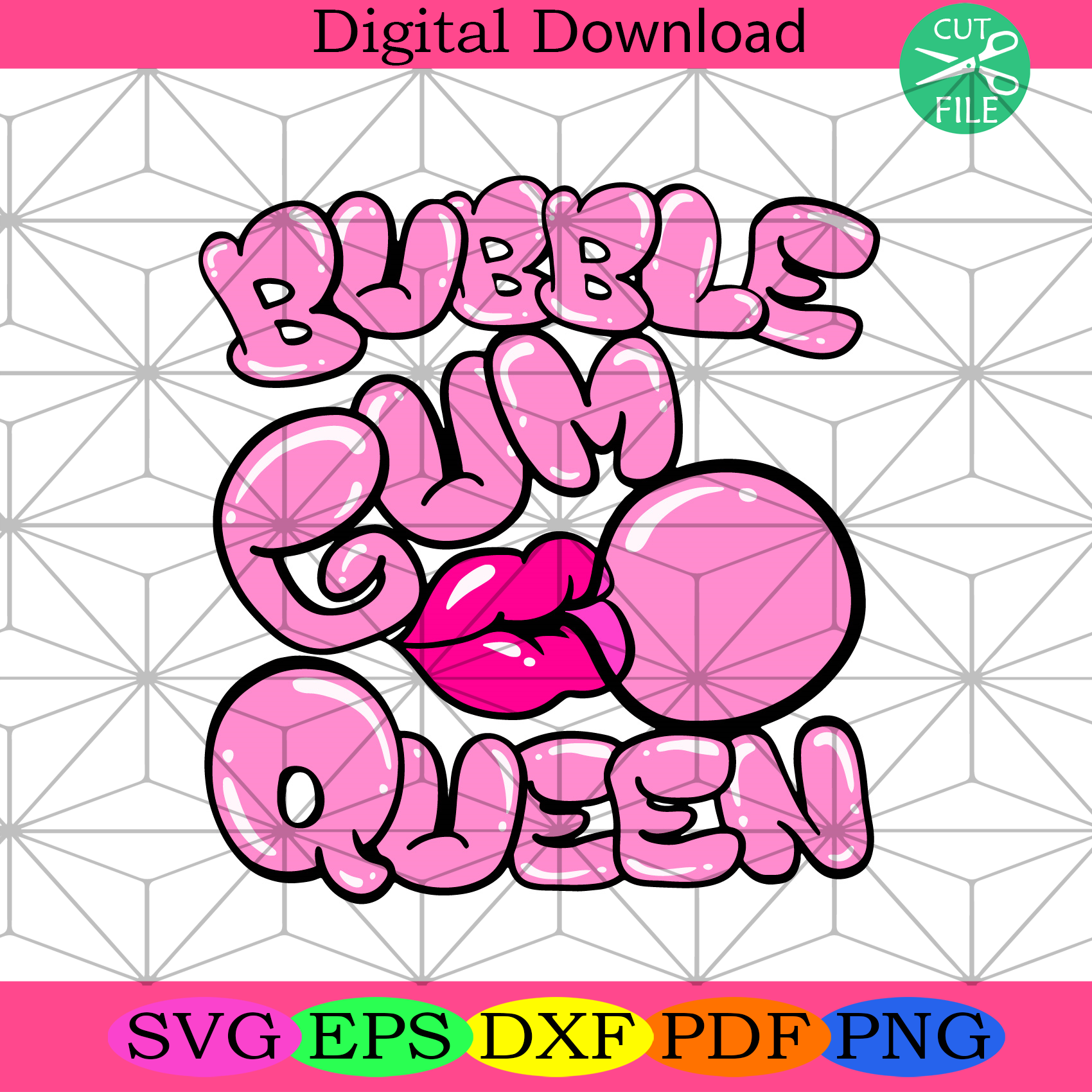 Funny Bubble Gum Queen Gift Gumball Lover Chewing Bubblegum Trending