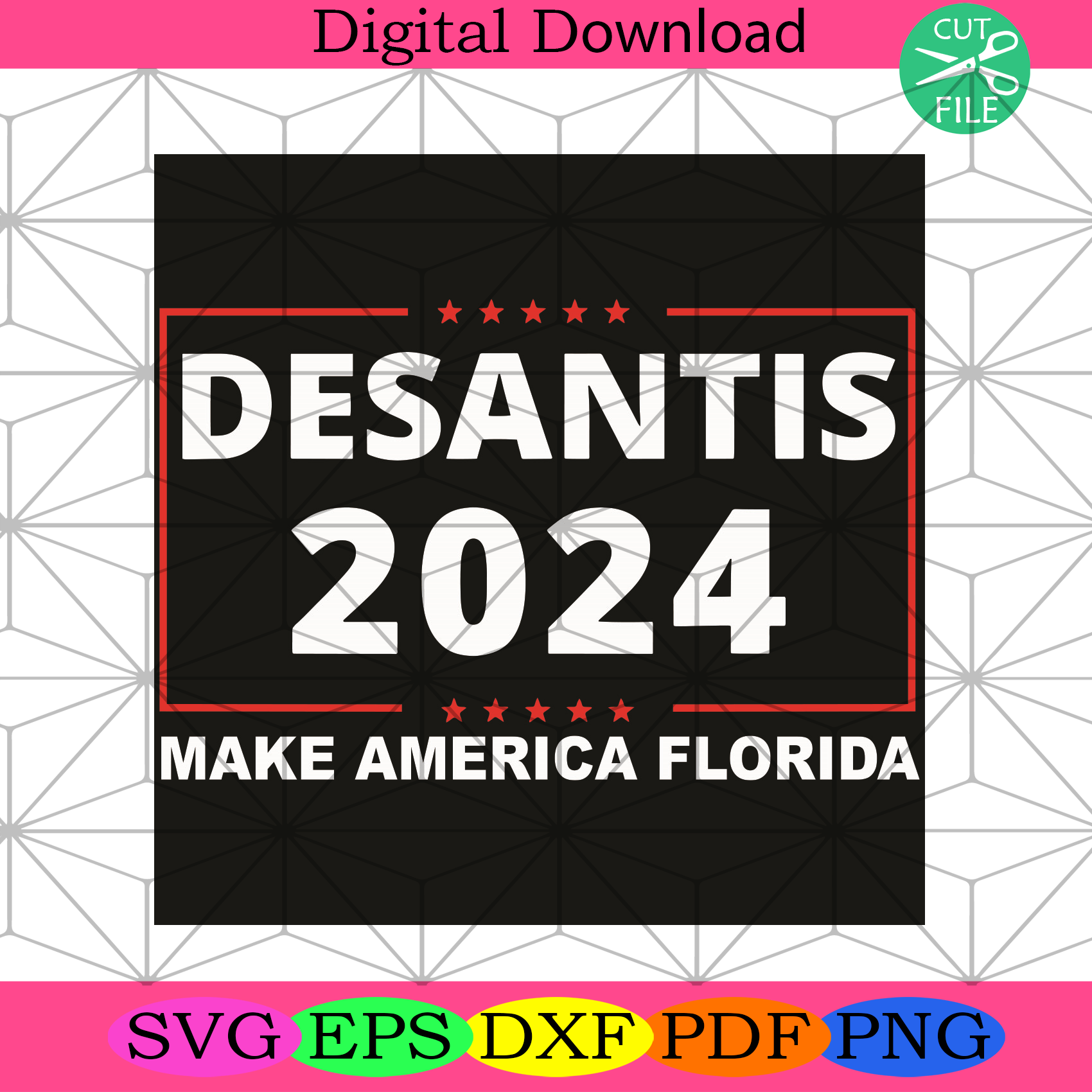 Desantis 2024 Make America Florida Svg Trending Svg SilkySVG