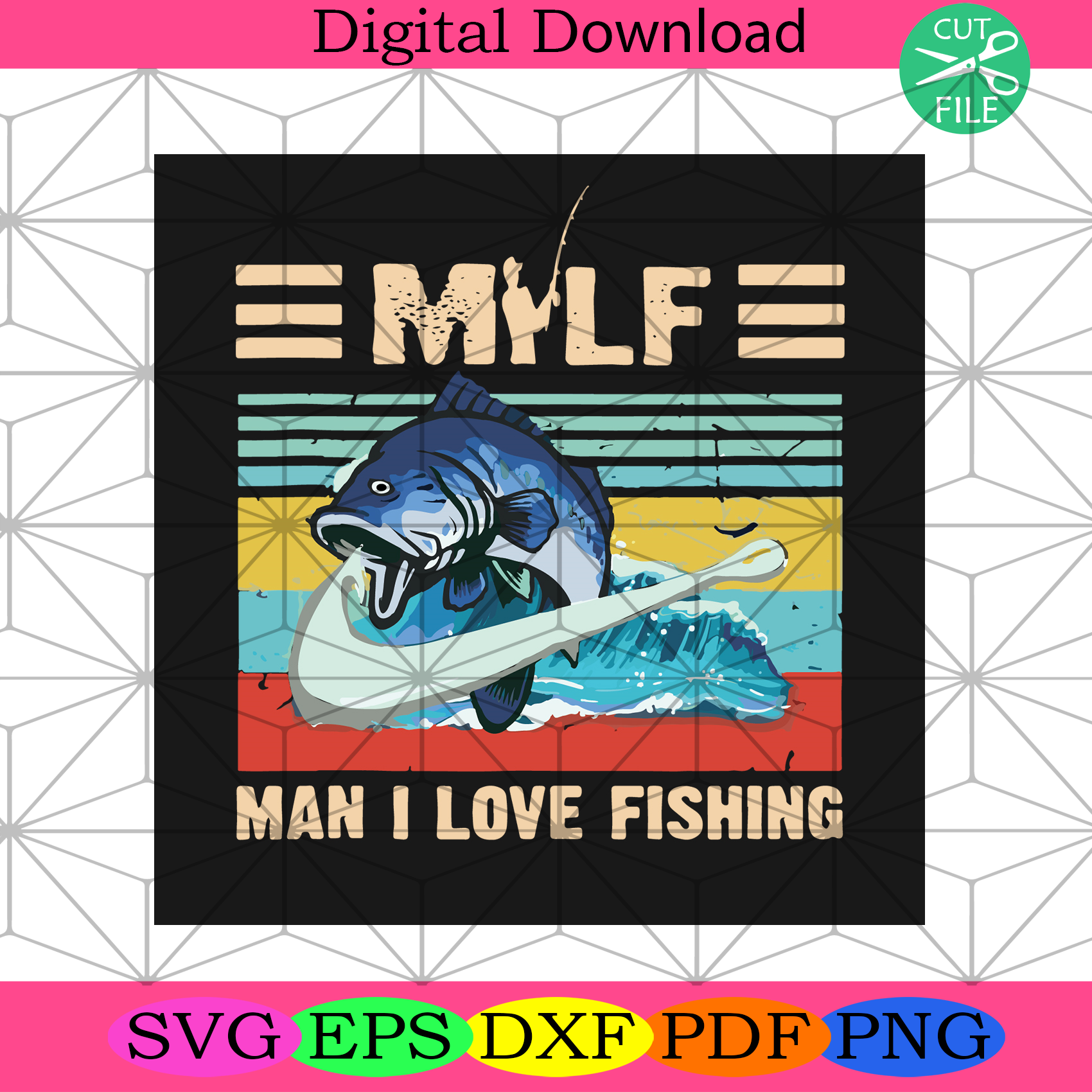 Milf Man I Love Fishing Svg Trending Svg, Milf Svg, Fishing Svg