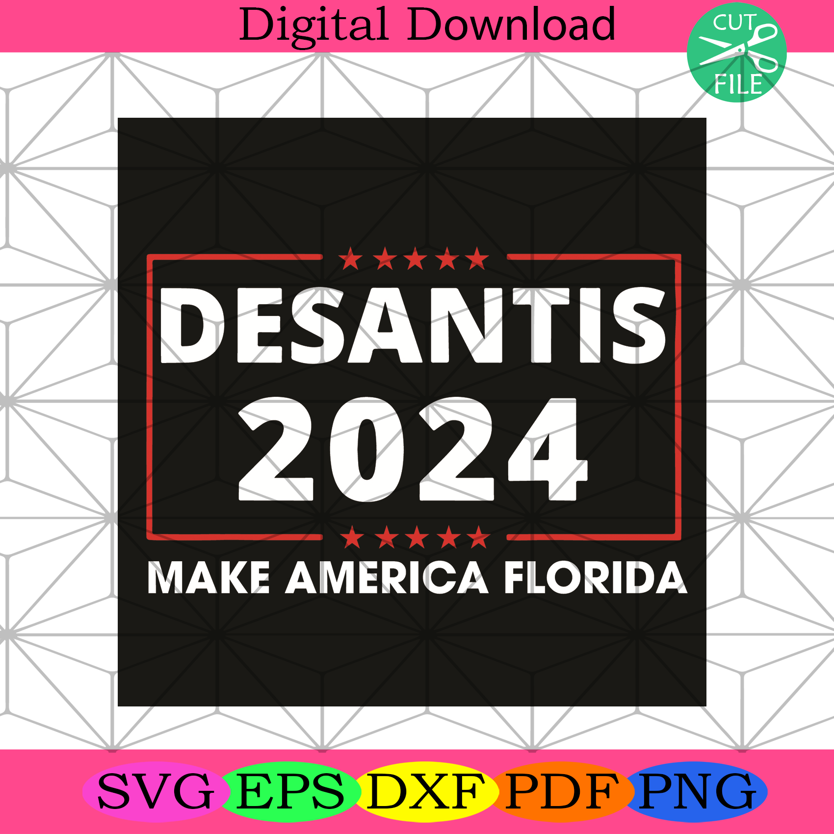 Desantis 2024 Make America Florida Svg Trending Svg