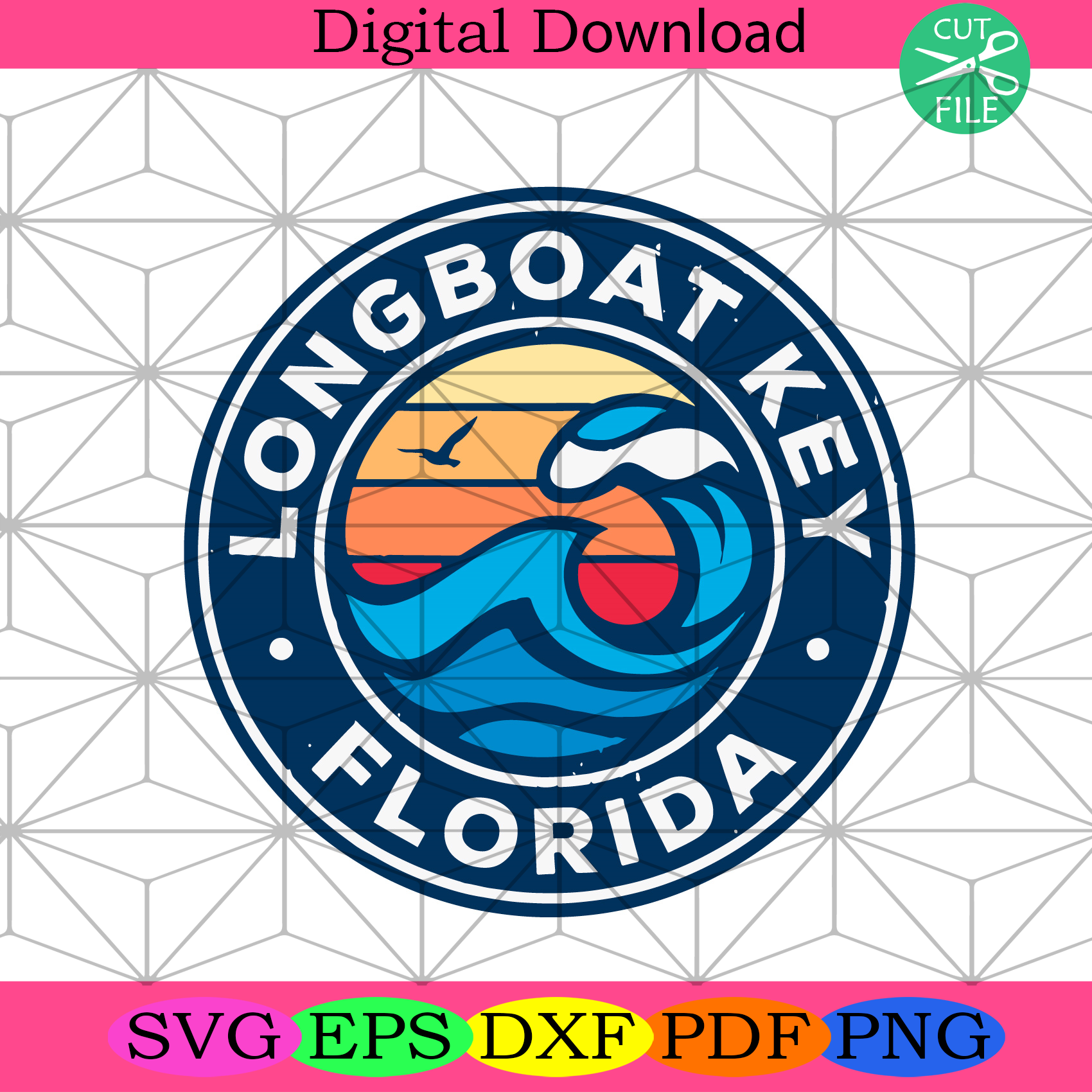 Longboat Key Florida Svg Trending Svg, Longboat Svg, Florida Svg