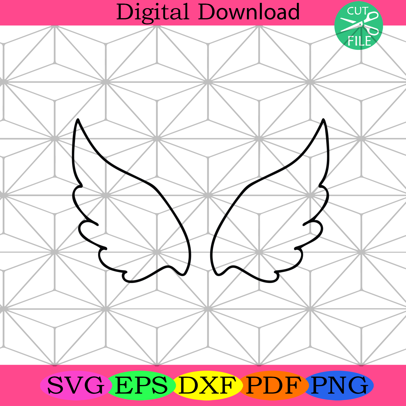 Wings Angel Svg Trending Svg, Wings Svg, Wings Angel Gifts