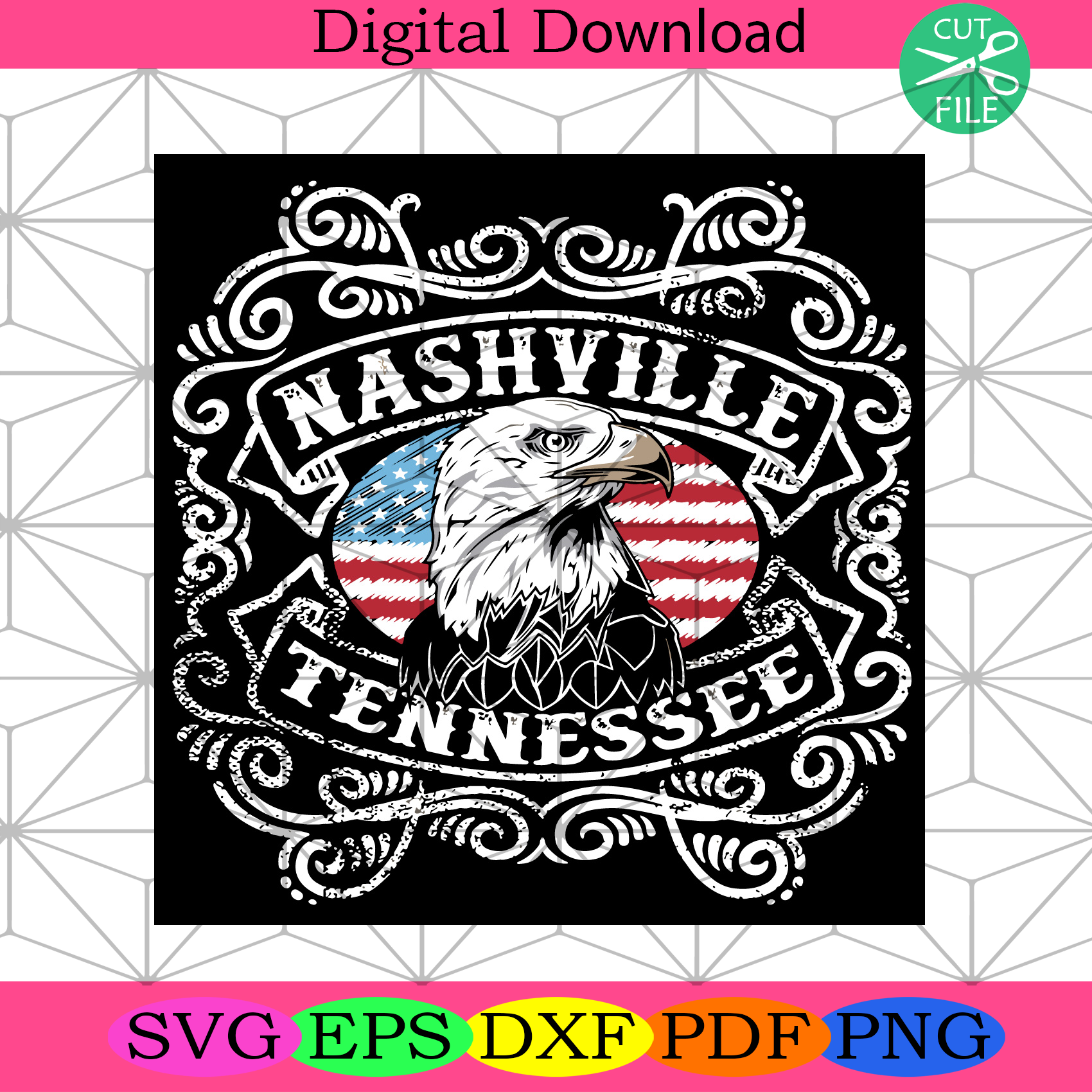 Nashville Tennessee Svg Trending Svg, Nashiville Svg, Tennessee Svg