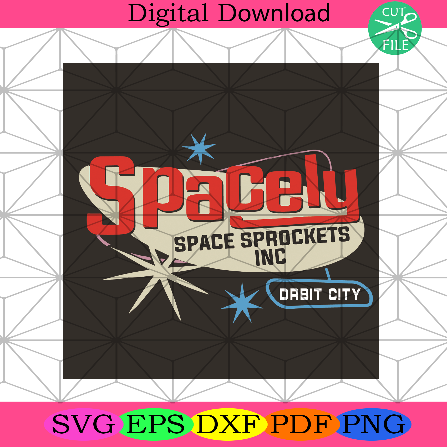 Spacely Space Sprockets Inc Drbit City Svg Trending Svg, Spacely Svg