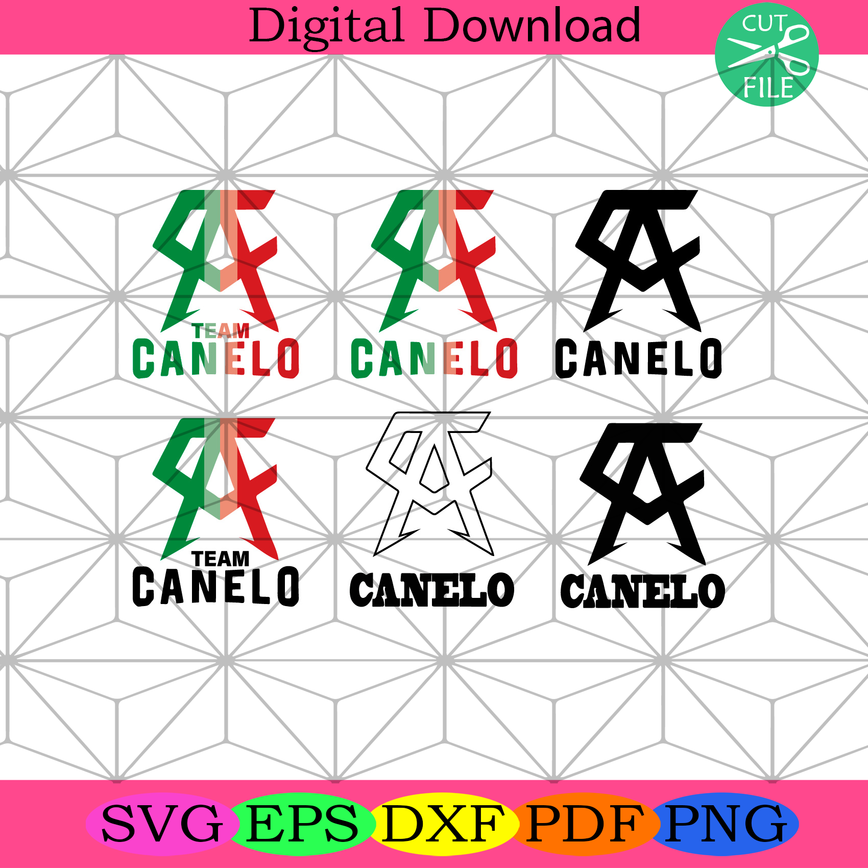 Team Canelo Svg Trending Svg, Canelo Svg, Canelo Bundle Svg