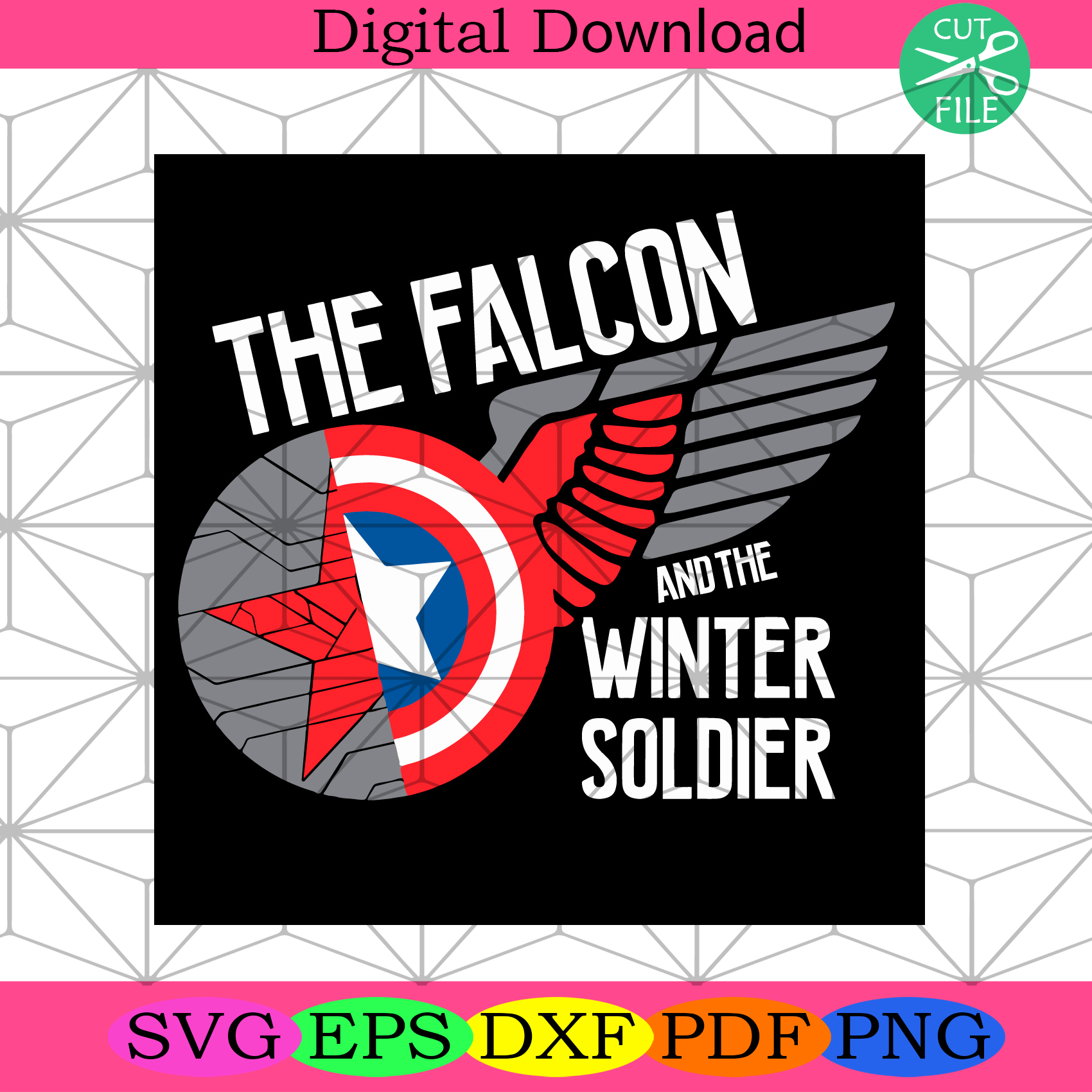The Falcon And The Winter Soldier Svg Trending Svg