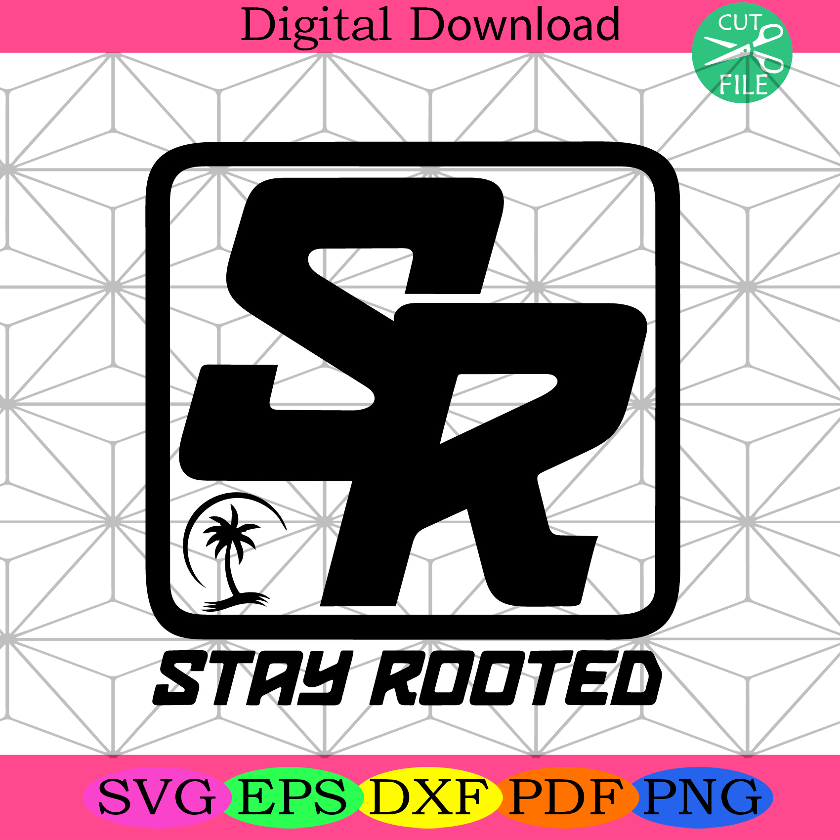 Stay Rooted Svg Trending Svg, Rooted Svg, Roots Svg, Tree Svg