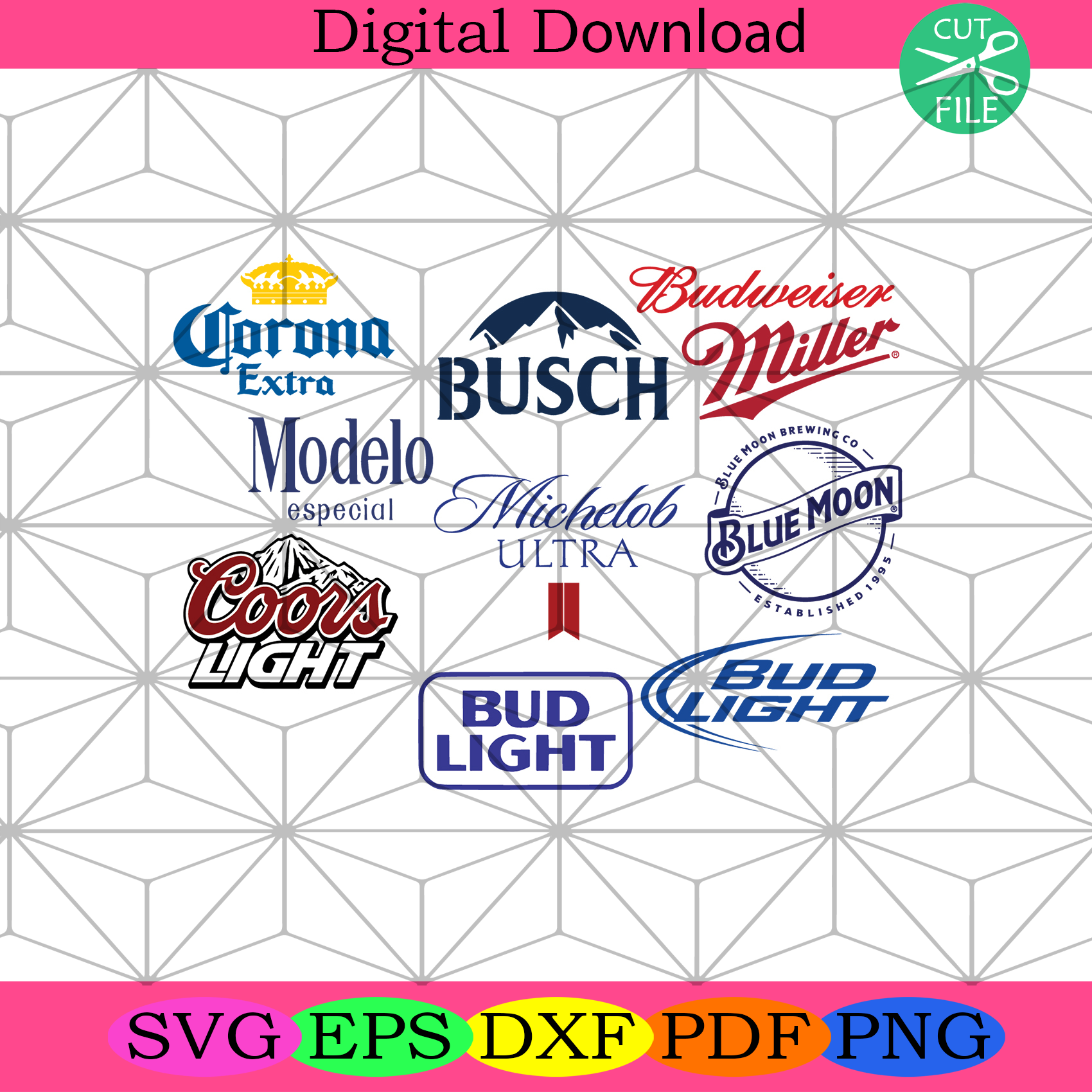 Beer Logos and Labels Pack Bundle Svg Trending Svg, Beer Logo Svg