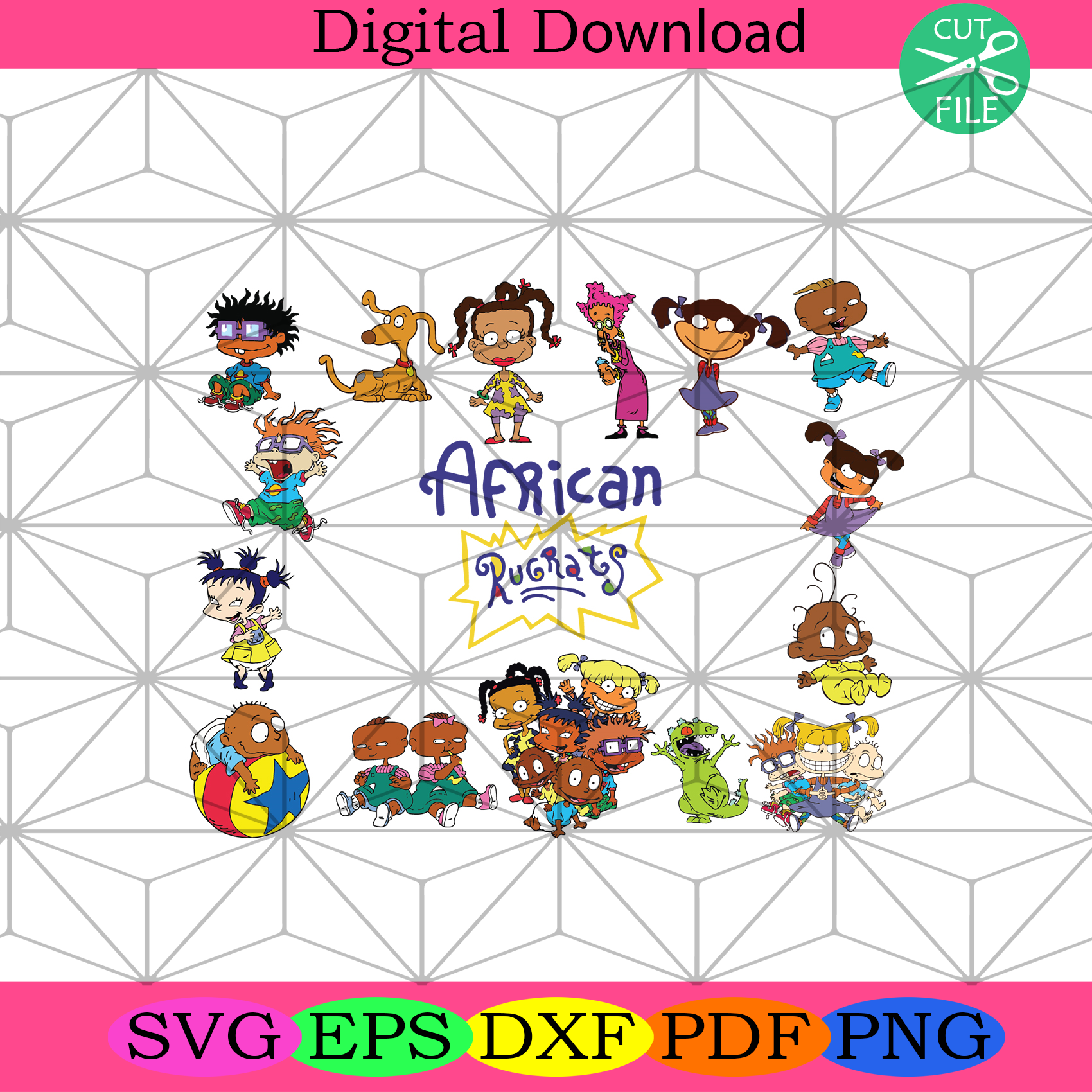 American Rugrats Svg Trending Svg, Cartoon Characters Svg