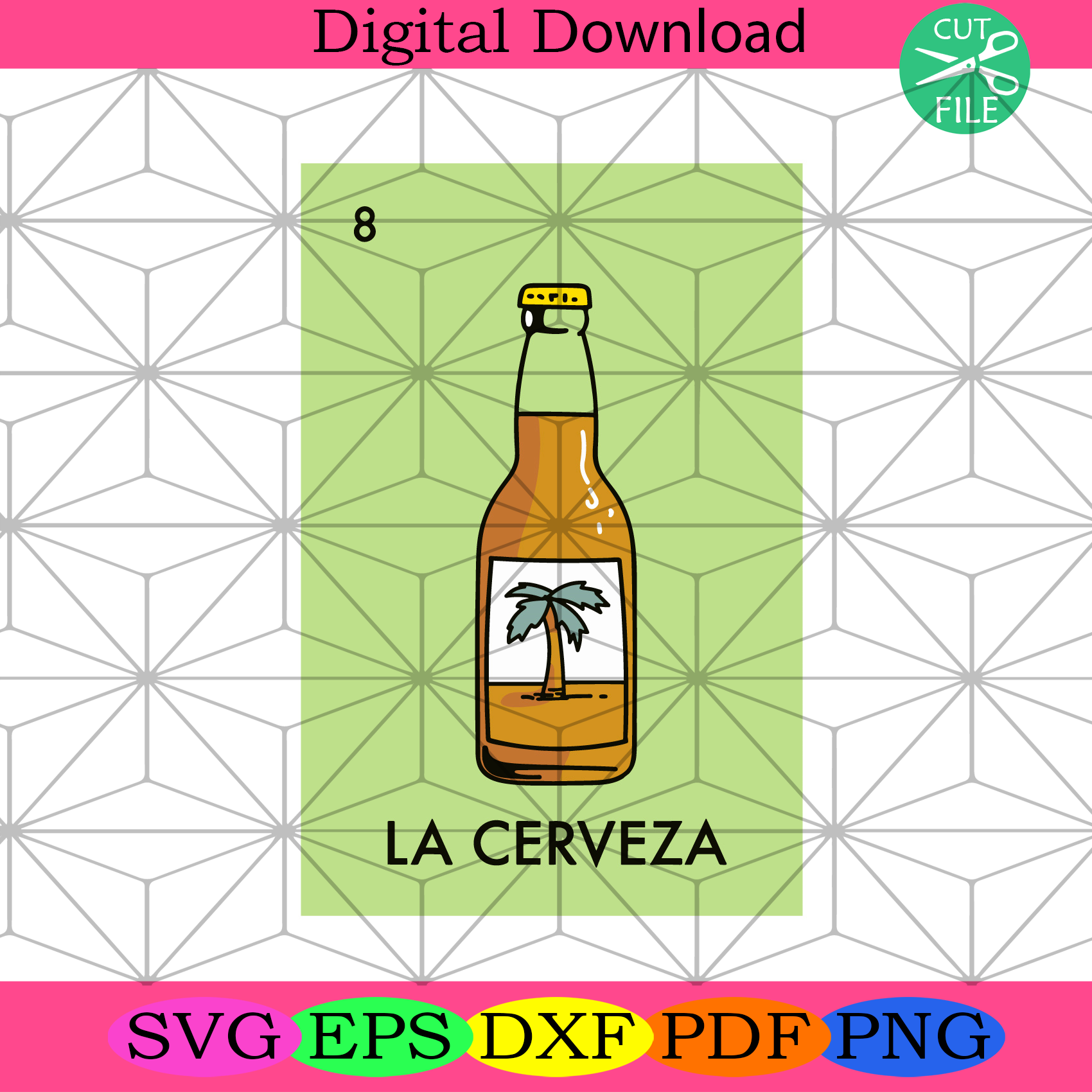 La Cerveza Beer Mexican Lottery Svg Trending Svg, Beer Svg