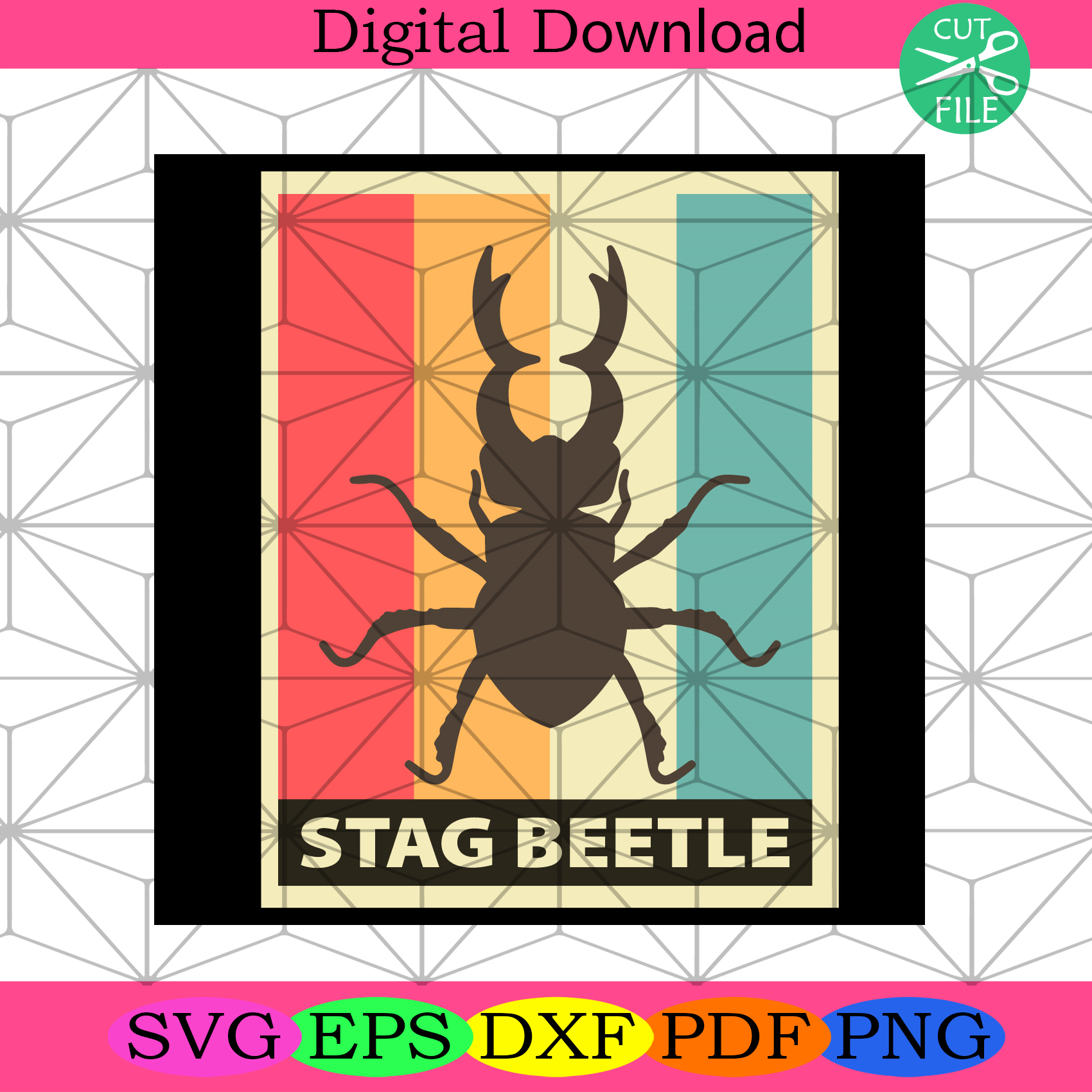 Stag Beetle Lover Svg Trending Svg, Stag Beetle Svg