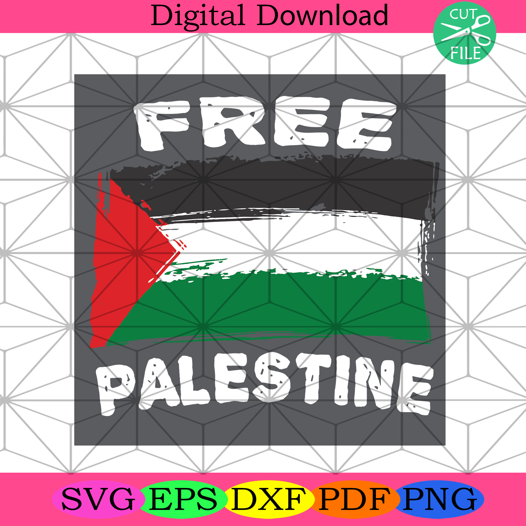Free Palestine Svg Trending Svg, Palestine Flag Svg, Palestinian Svg