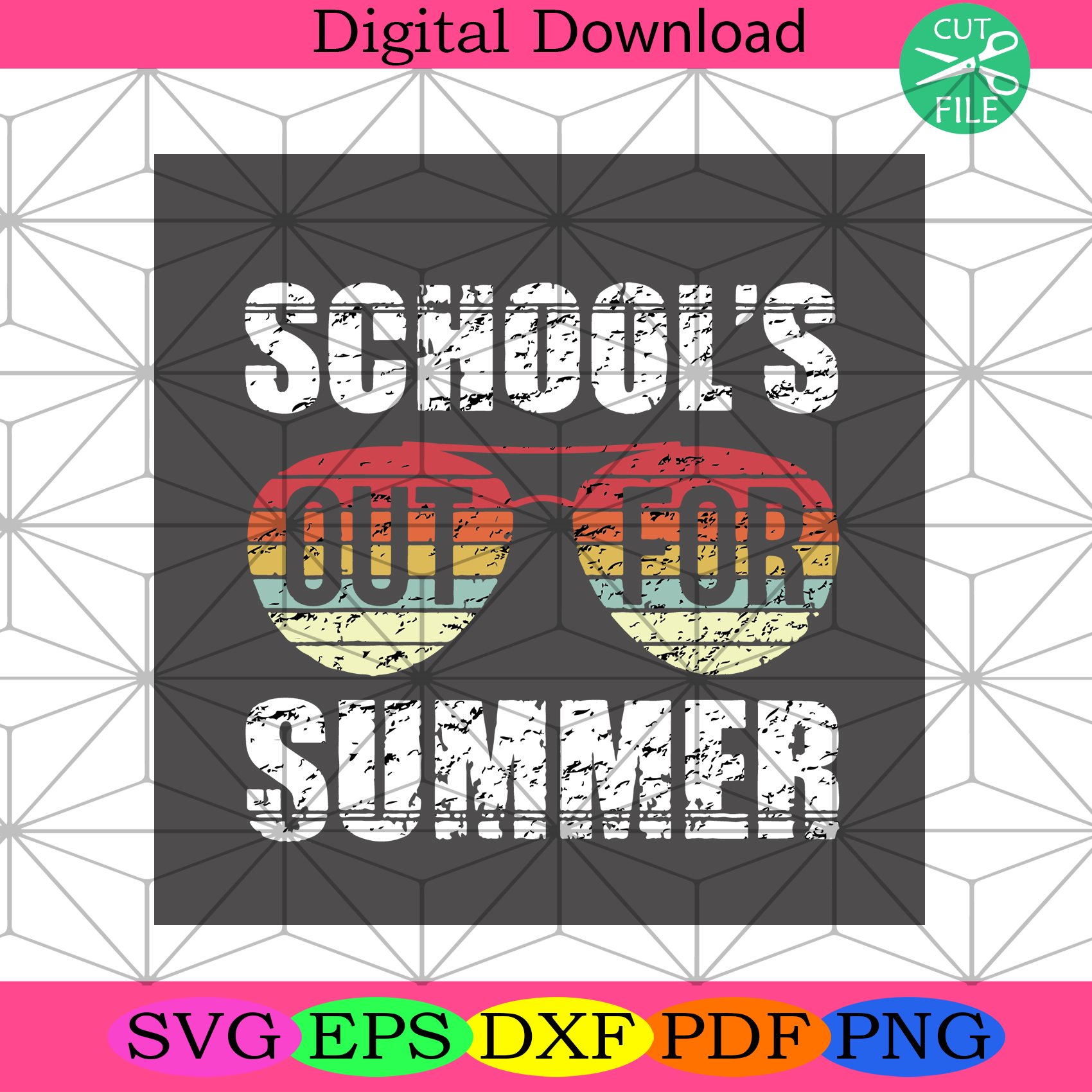 Schools Out For Summer Svg Trending Svg, School Svg, School Out Svg