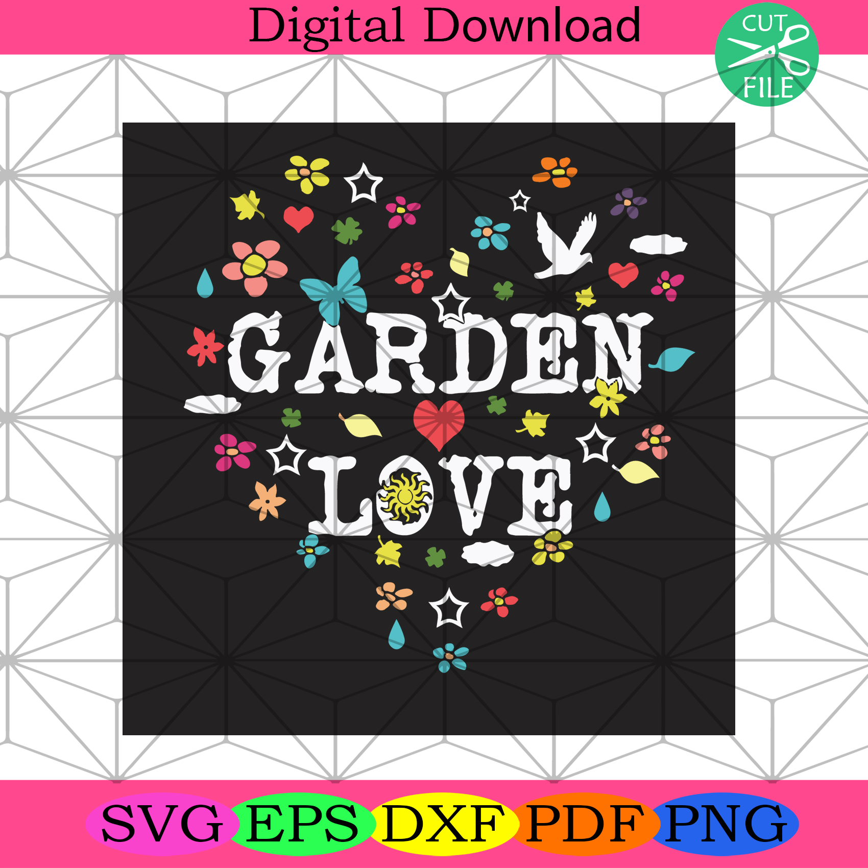 Garden Love Svg Trending Svg, Garden Svg, Love Svg, Garden Lover Svg