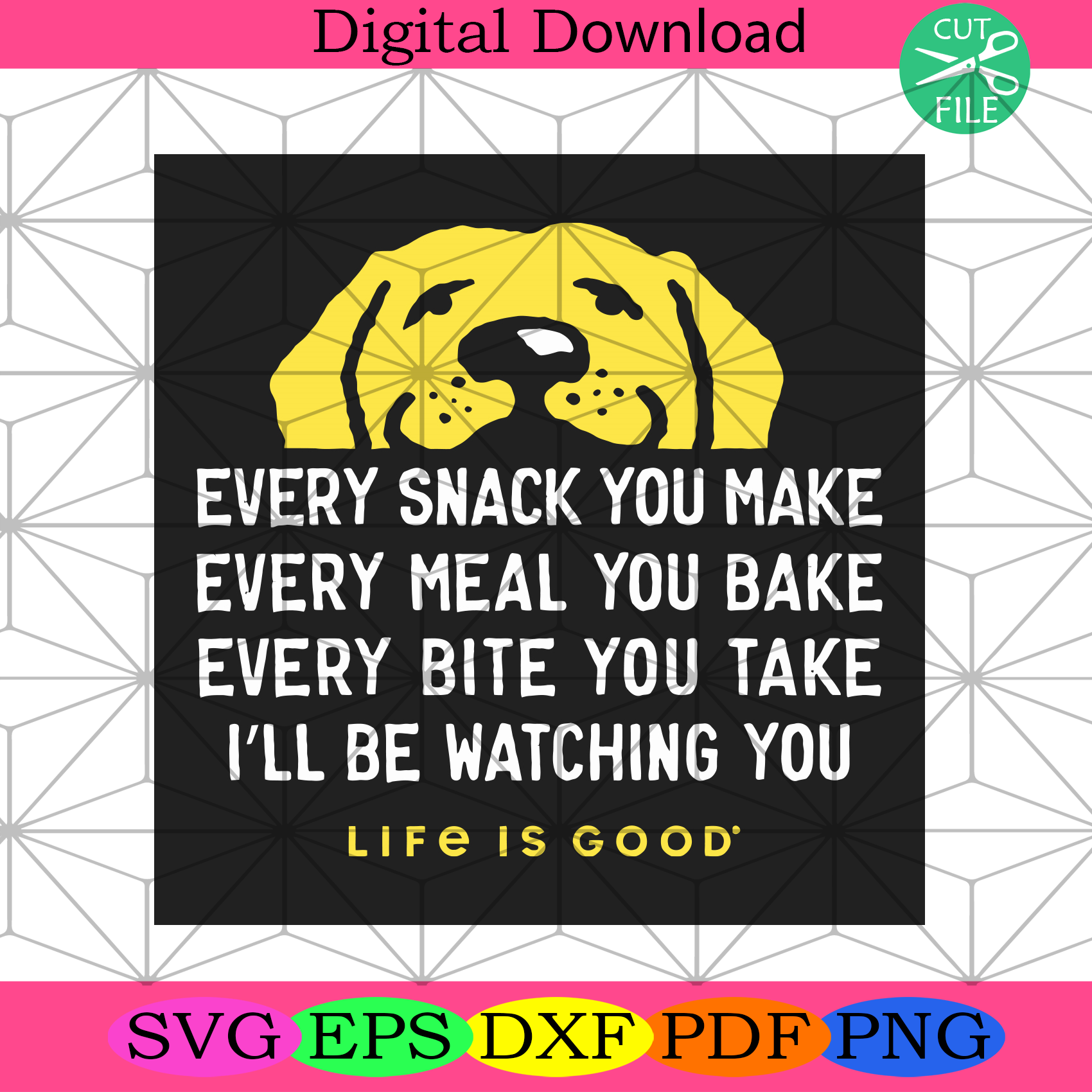 Life is Good Mens Crusher Dog Svg Trending Svg, Life Is Good Svg