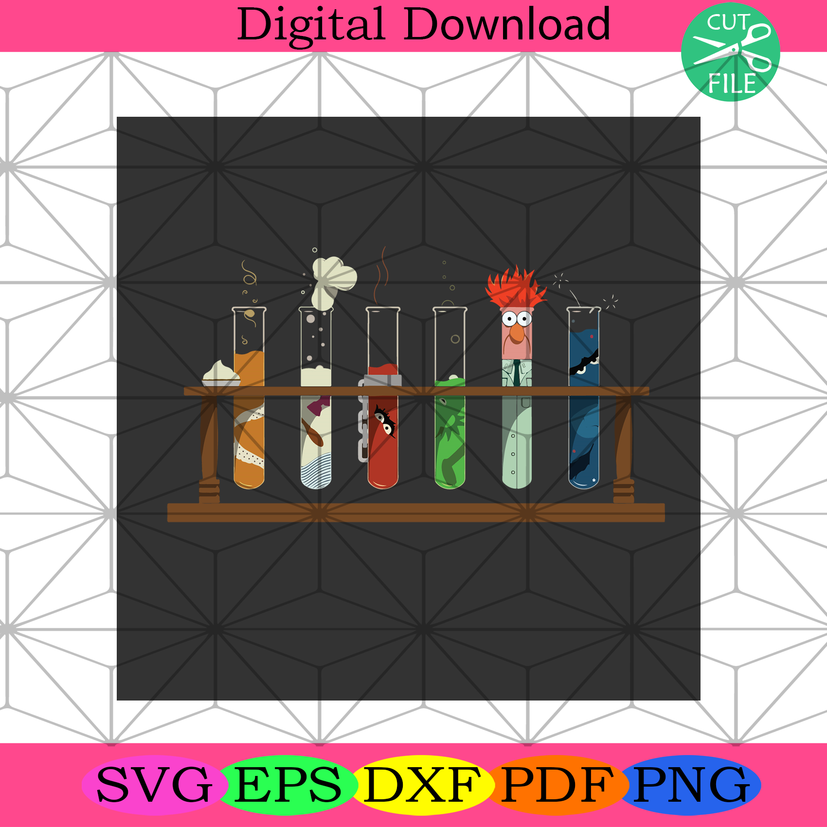 Muppet Science Svg Trending Svg, The Muppets Svg, Science Svg