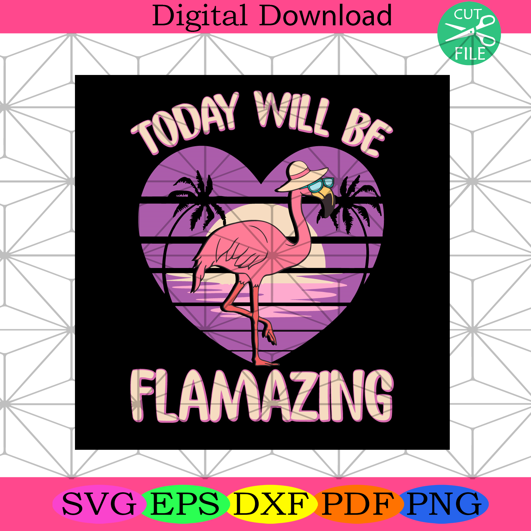 Flamingo Today Will Be Flamazing Svg Trending Svg, Flamingo Svg