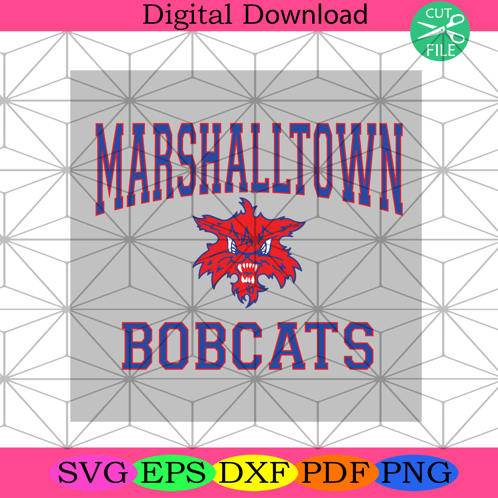 Marshalltown Bobcats Svg Trending Svg, Marshalltown Wrestling