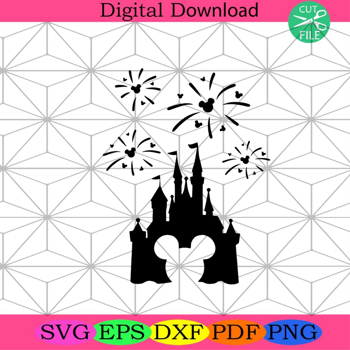 Free Free 216 Disney Castle With Mickey Head Svg SVG PNG EPS DXF File