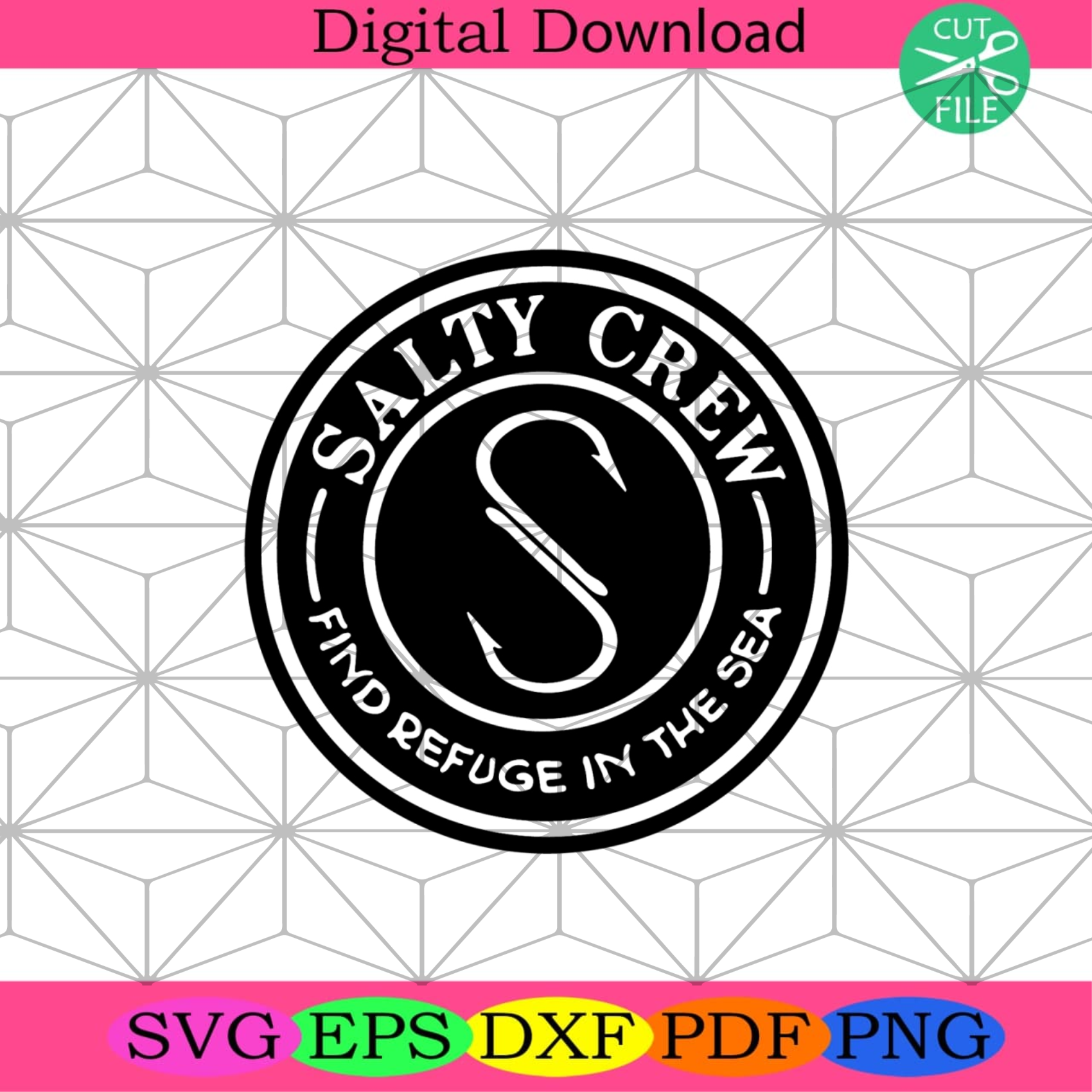 Salty Crew Svg Trending Svg, Attitude Svg, Surfing Svg, Refuge Svg