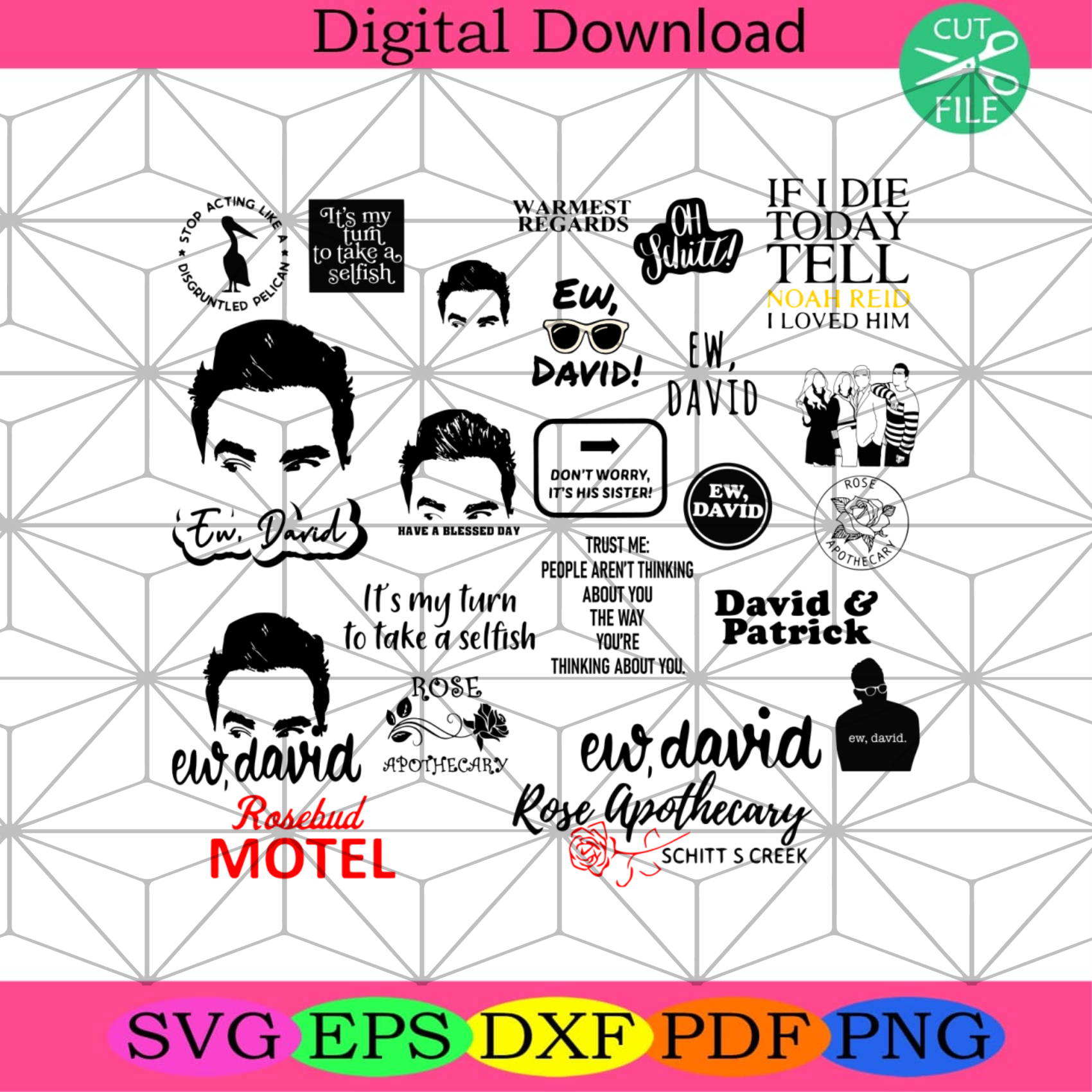 Ew David Bundle Svg Trending Svg, David Svg, David Gifts