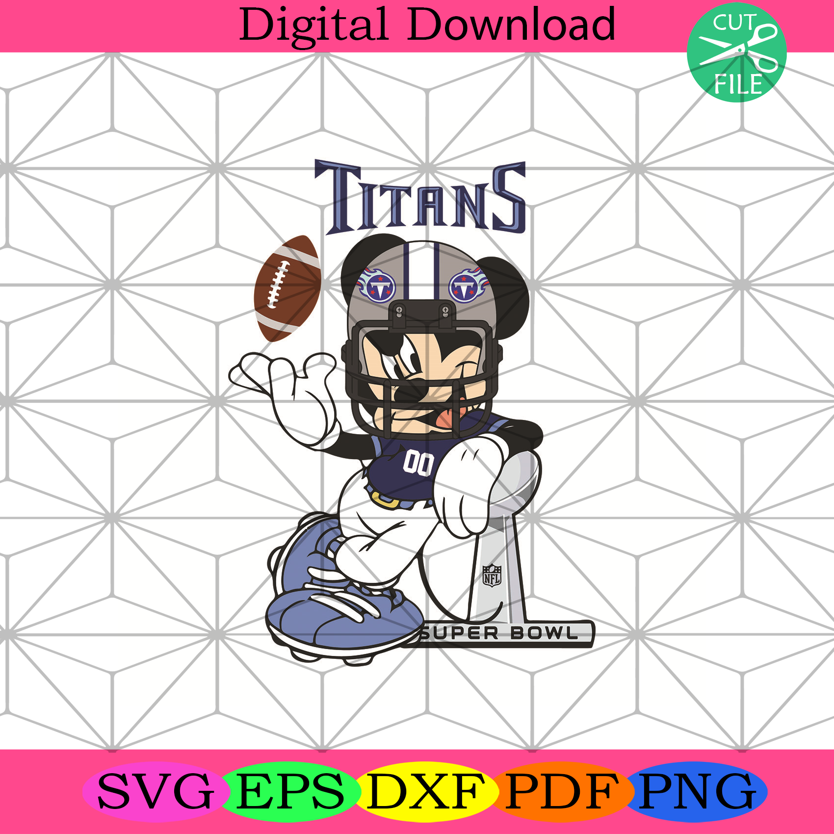 Tennessee Titans Mickey Mouse