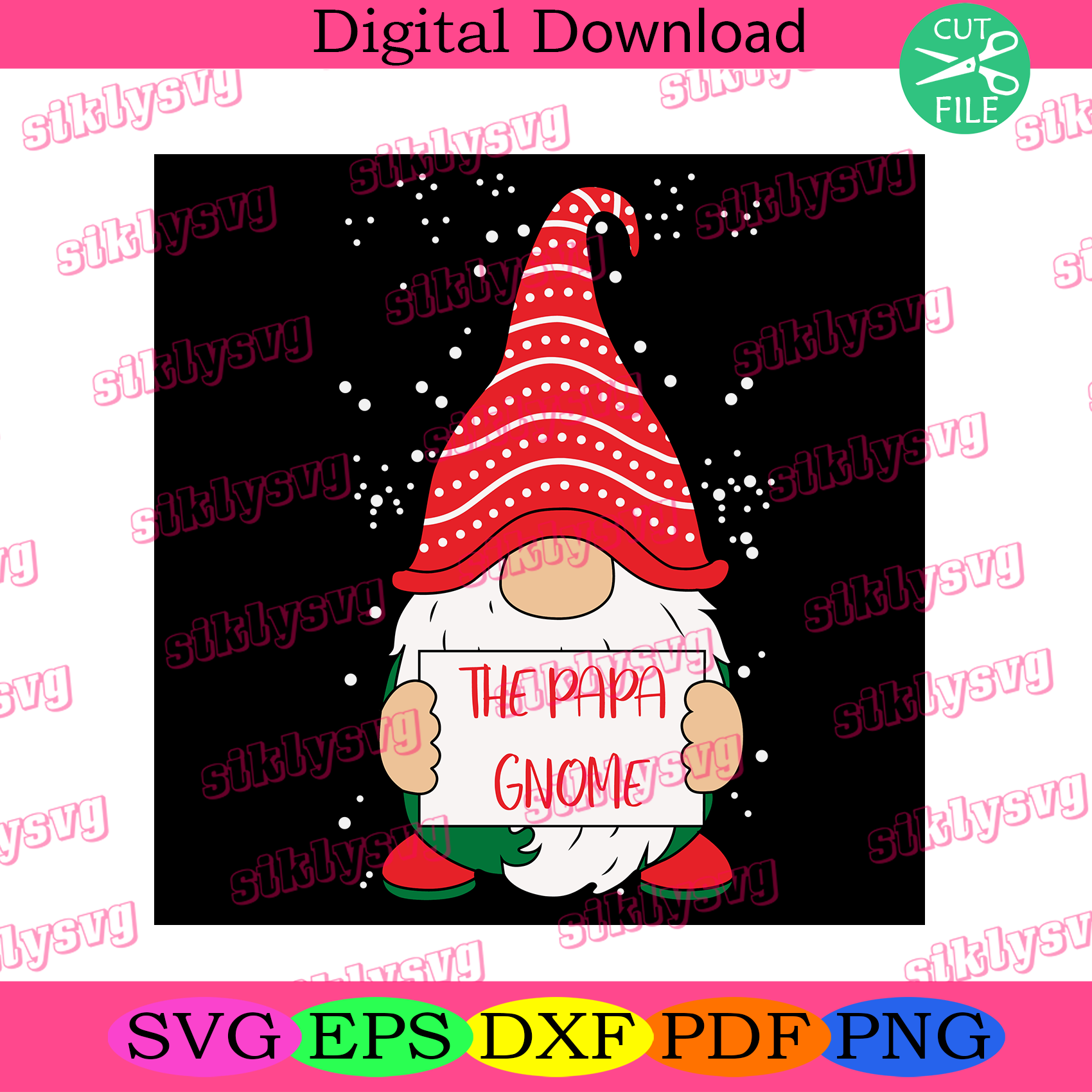 Download The Papa Gnome Svg Christmas Svg Xmas Svg Christmas Gift Merry Chr Silkysvg