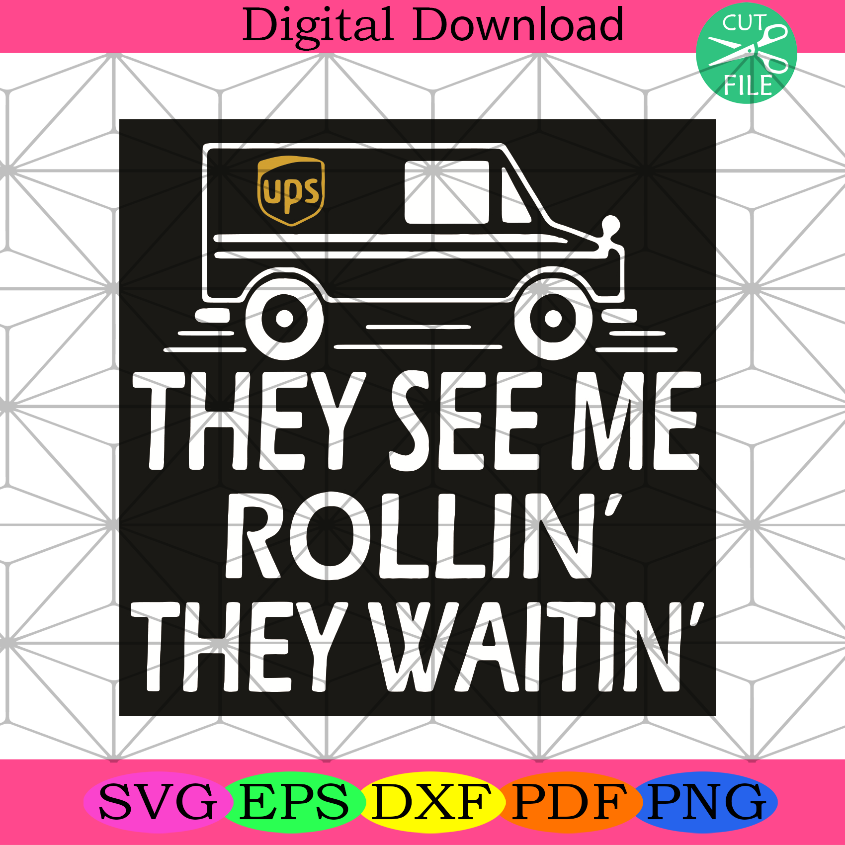 They See Me Rollin They Waitin Svg Trening Svg, Car Svg, Driving Svg