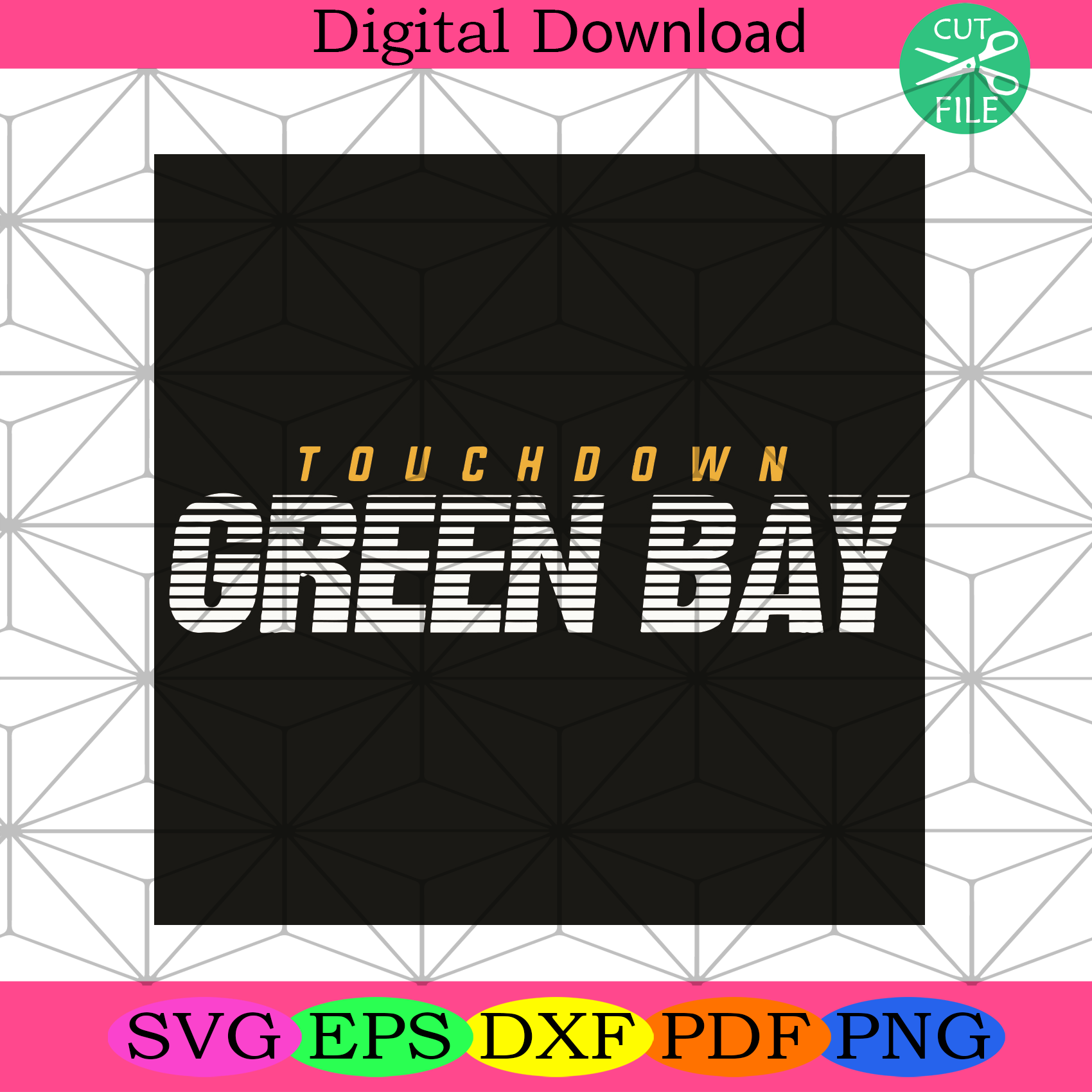 Touchdown Green Bay Svg Green Bay Packers Svg
