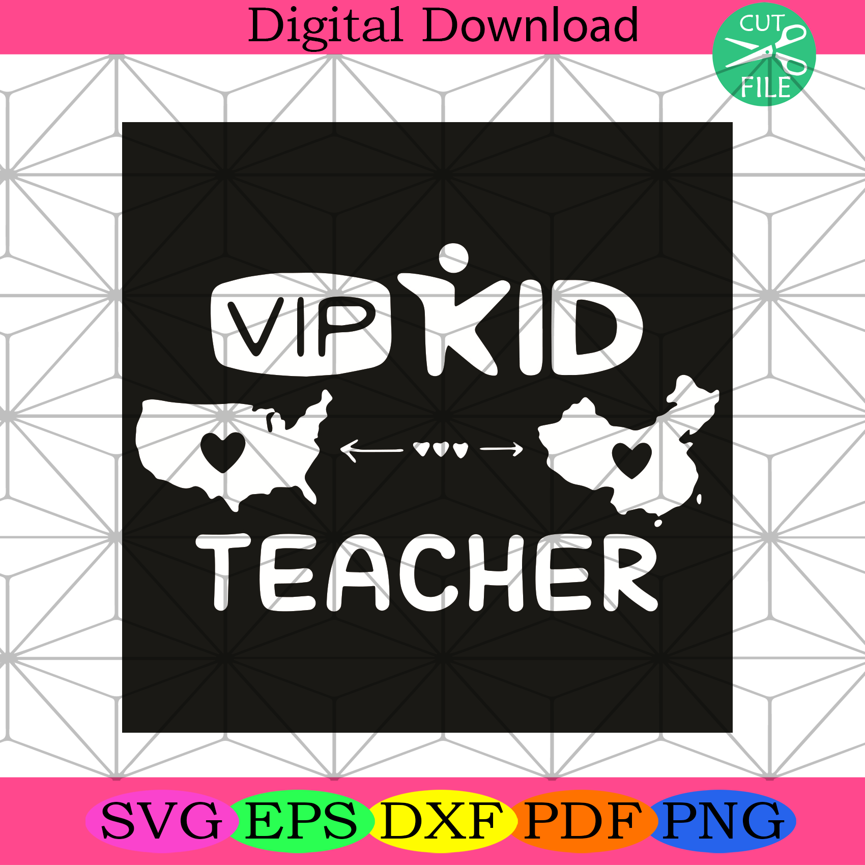 VIPKid Teacher Svg Trending Svg, VIPKid Svg, Teacher Svg