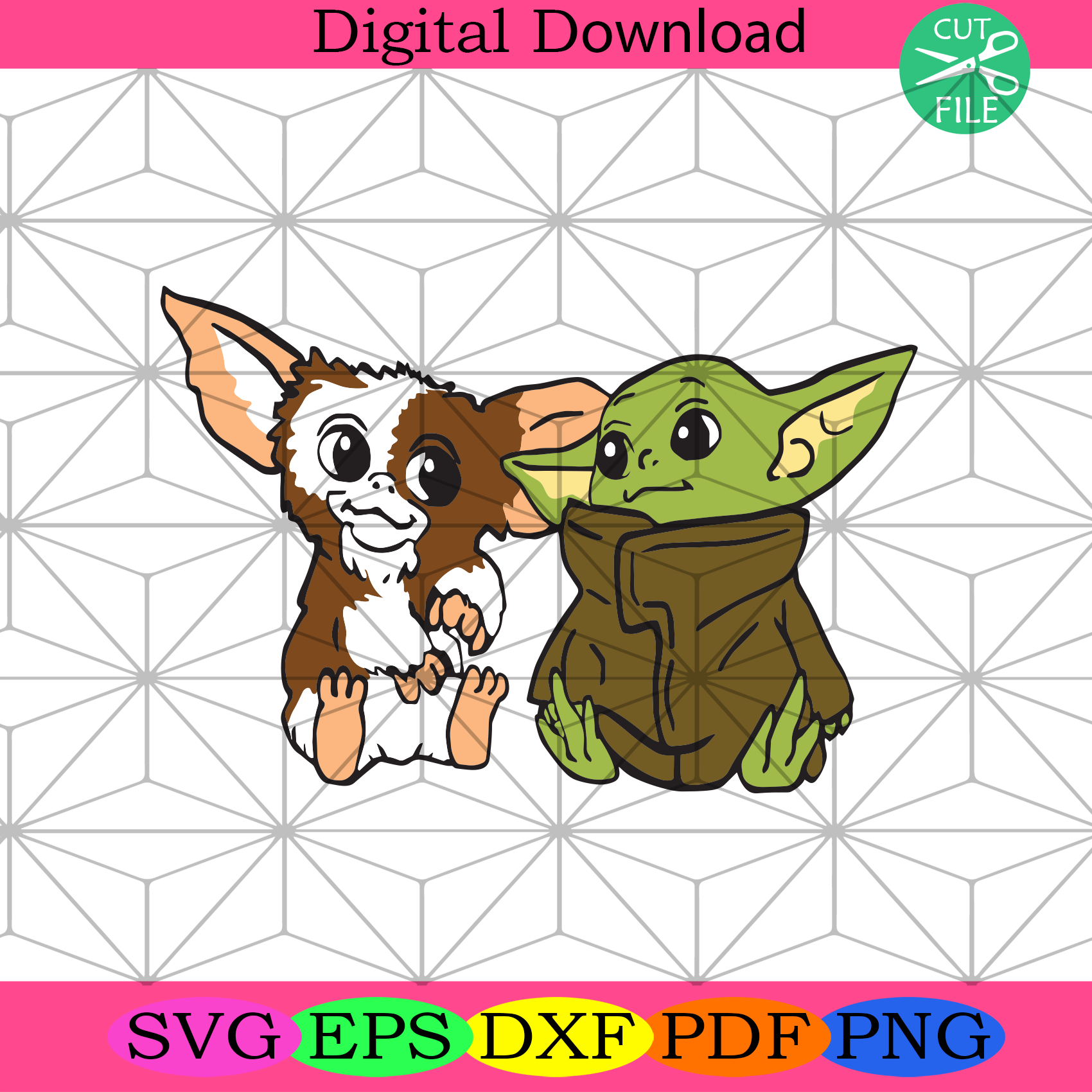 Download Yoda And Gremlin Svg Trending Svg Baby Yoda Svg Baby Gremlin Svg B Silkysvg