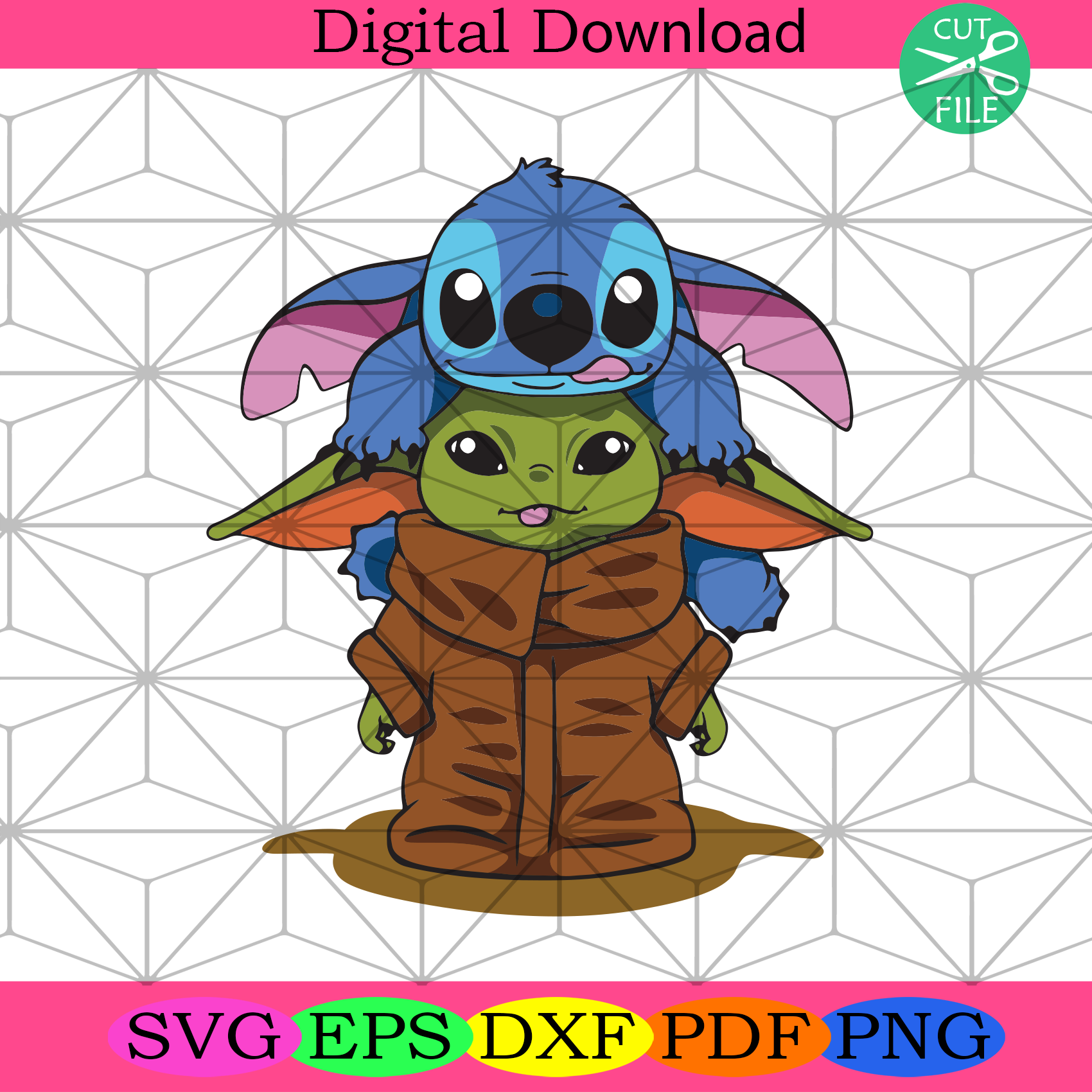 Download Yoda And Stitch Svg Trending Svg Baby Yoda Svg Stitch Svg Star War Silkysvg