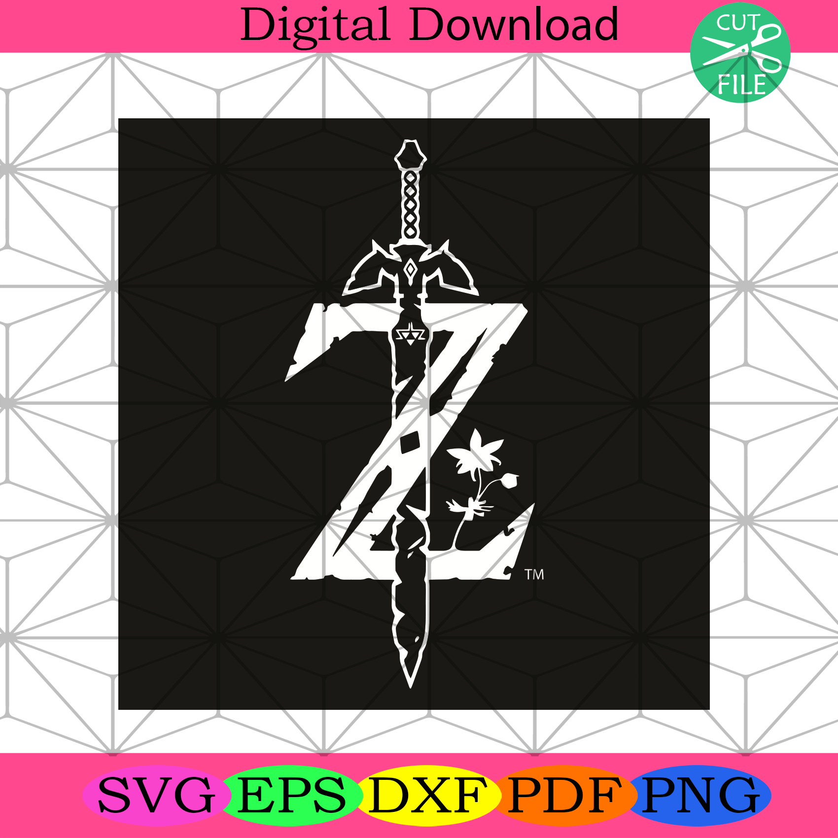 Zelda Breath Of The Wild Logo Svg Trending Svg